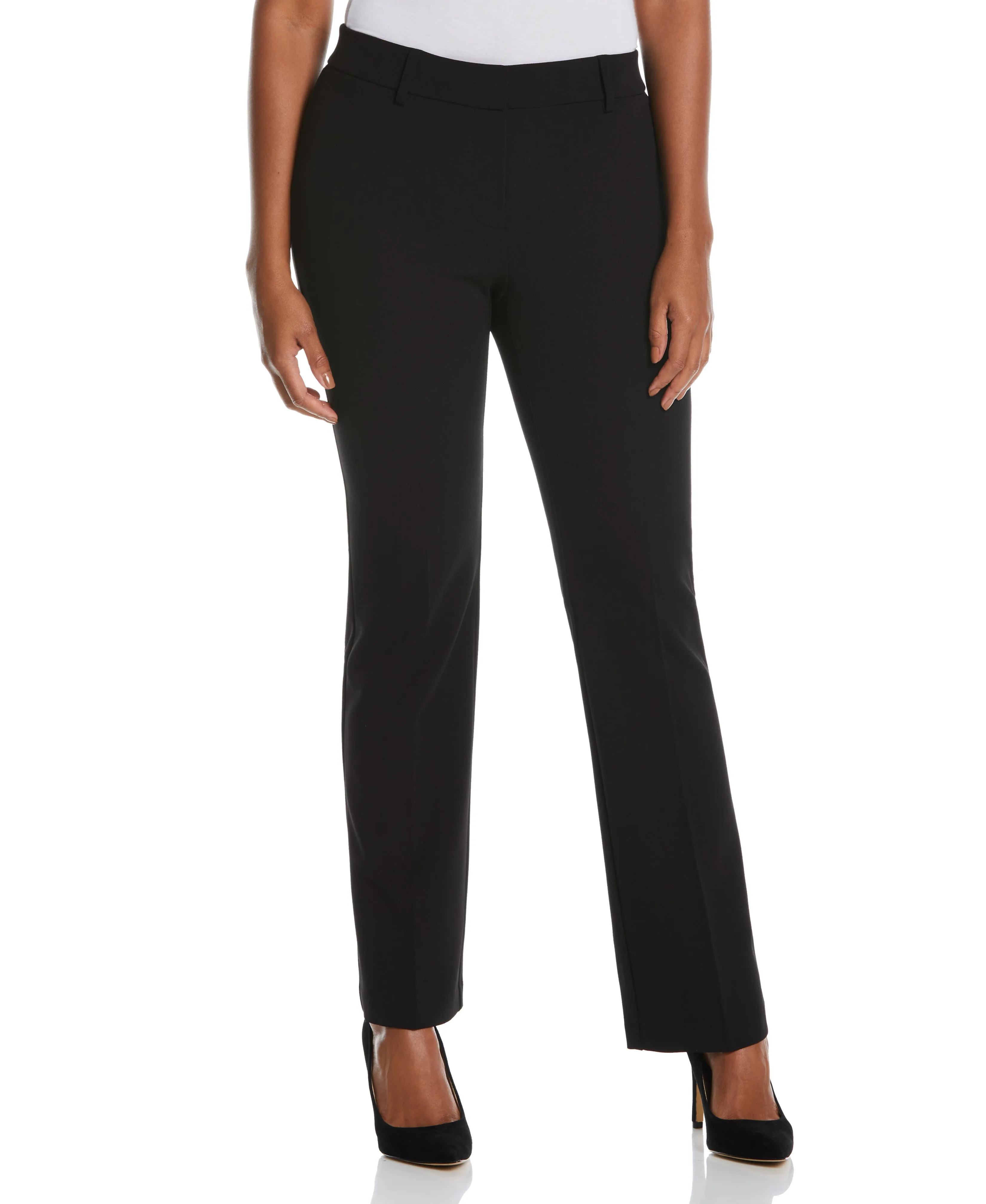 PETITE STRETCH CREPE PANT - CLASSIC FIT - Classic Fit Smart Motion