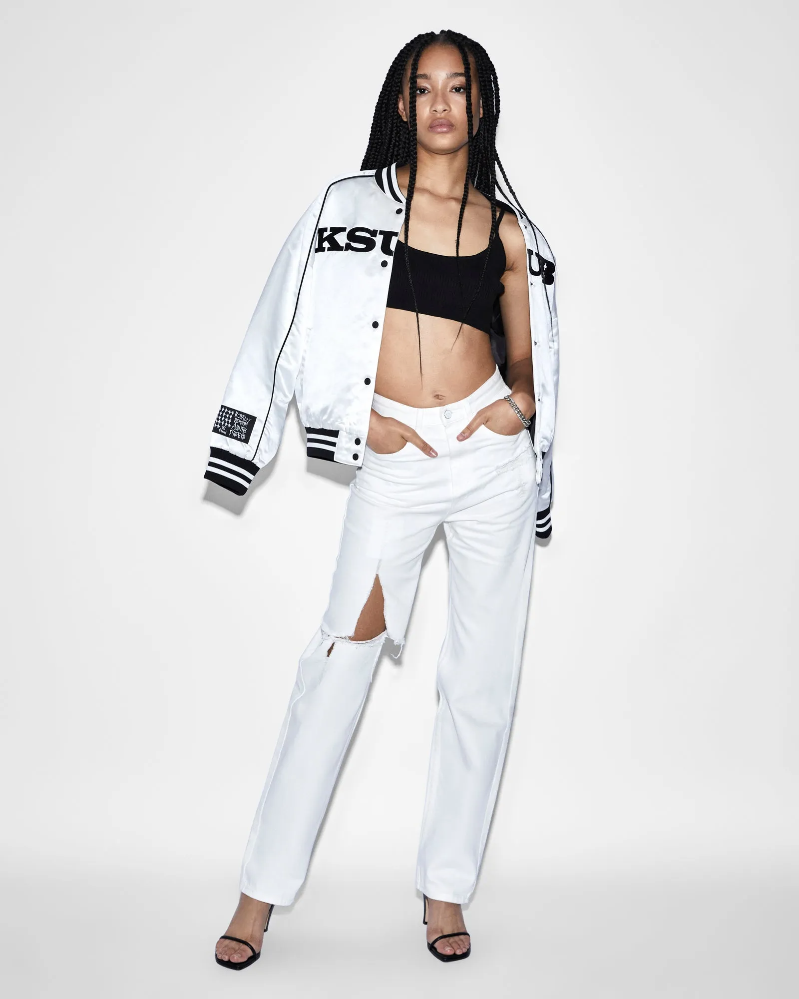 PLAYBACK BLANC SLICED Outerwear Friendly