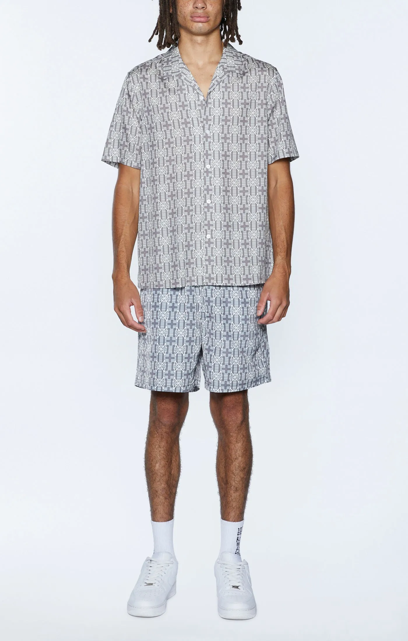 Comfortable Style comfortable attire PLUS RESORT SS SHIRT STONE