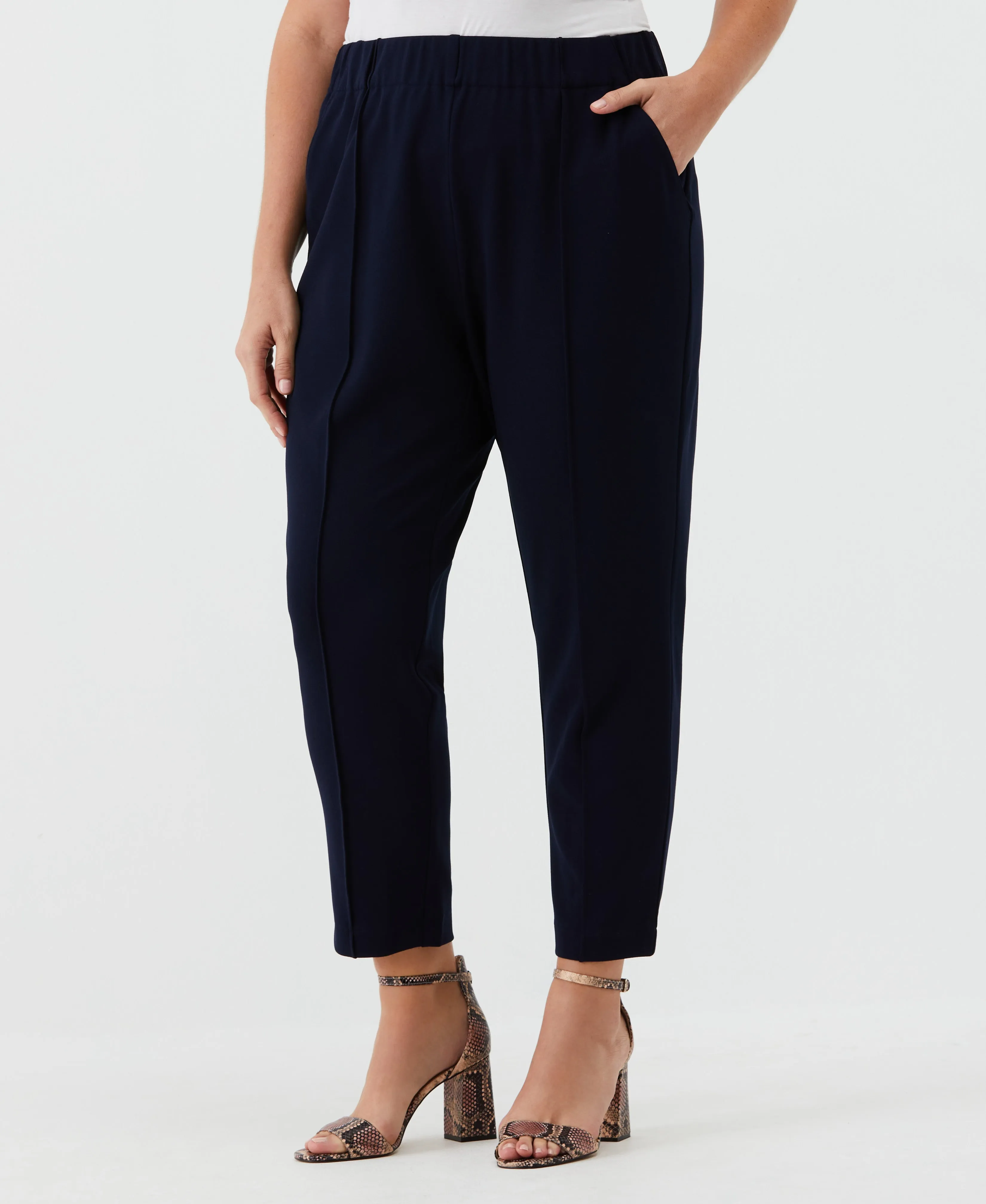 Timeless Comfort Wear Plus Size Easy Pull On Pant