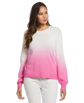 Comfy Look Plus Size Ombre Pullover Sweater