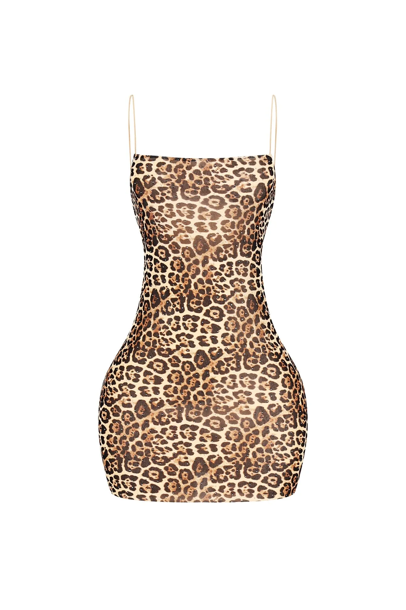 Timeless Comfort Wear Polished Finish Poised In Milan Leopard Mini Dress