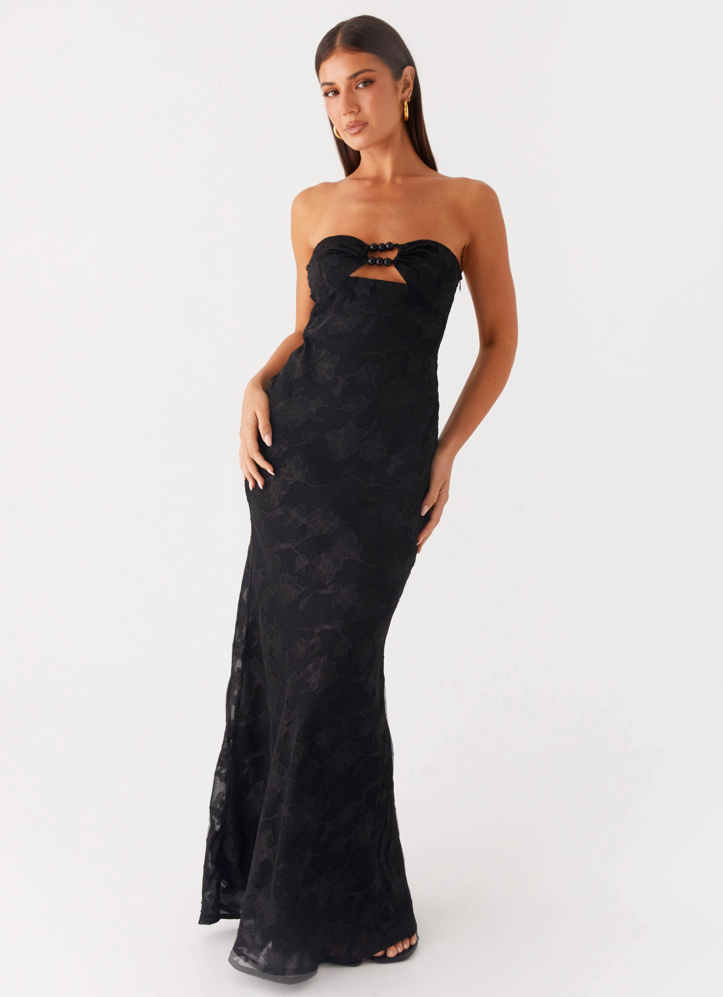 Joy Glow Lunar Maxi Dress - Black