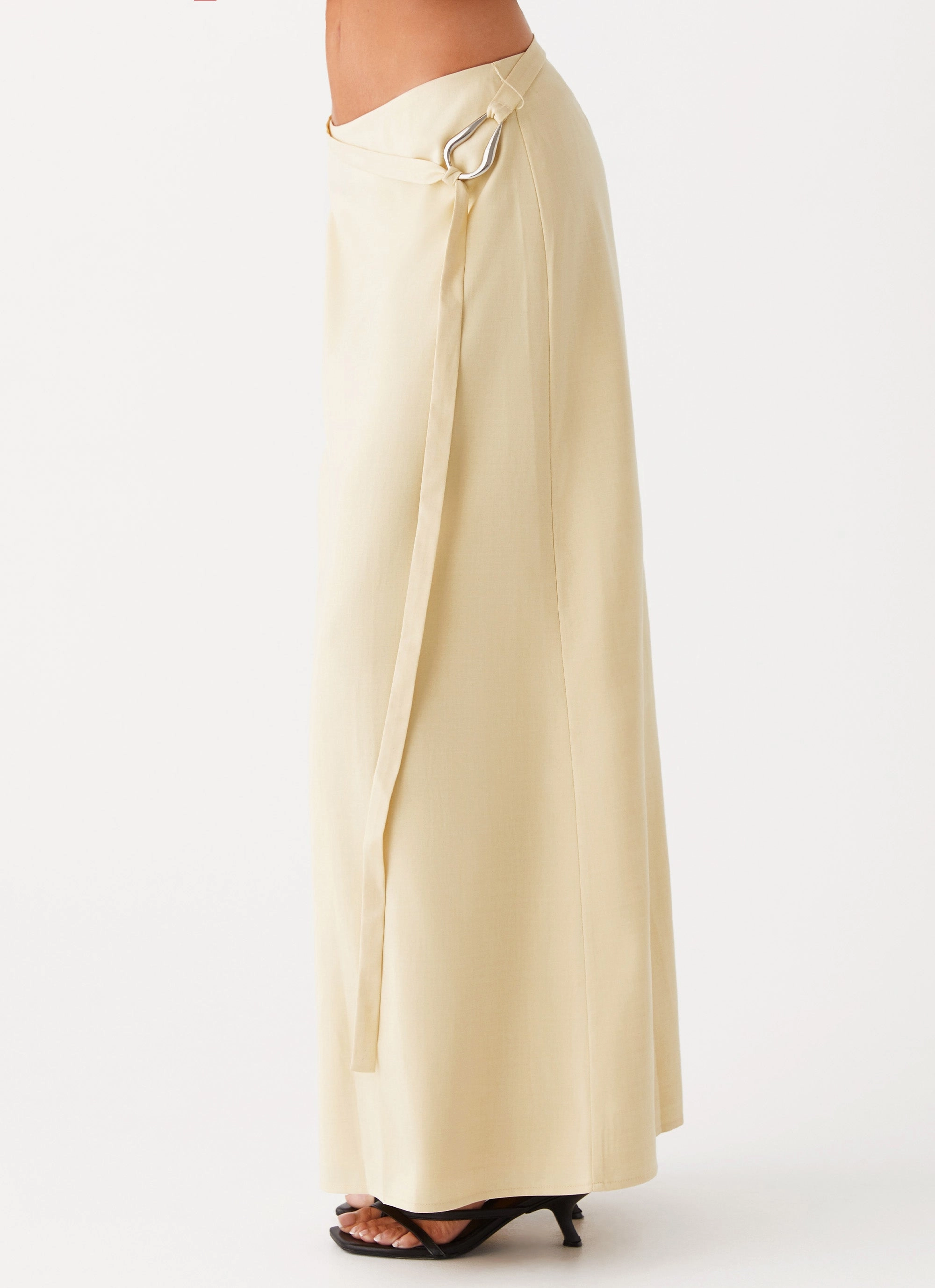 Azura Maxi Skirt - Yellow Sleek Comfort Cool Touch