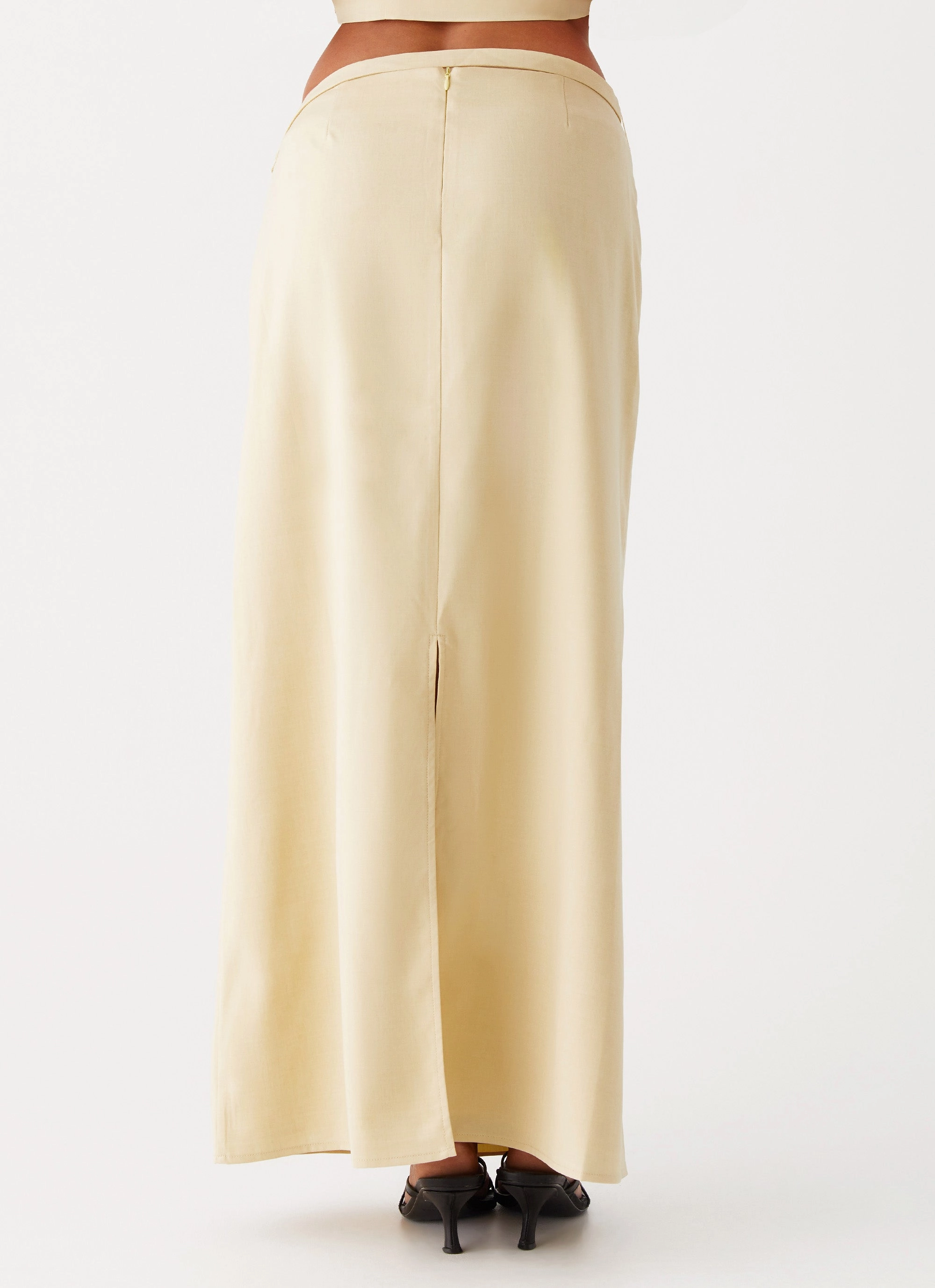 Azura Maxi Skirt - Yellow light colors
