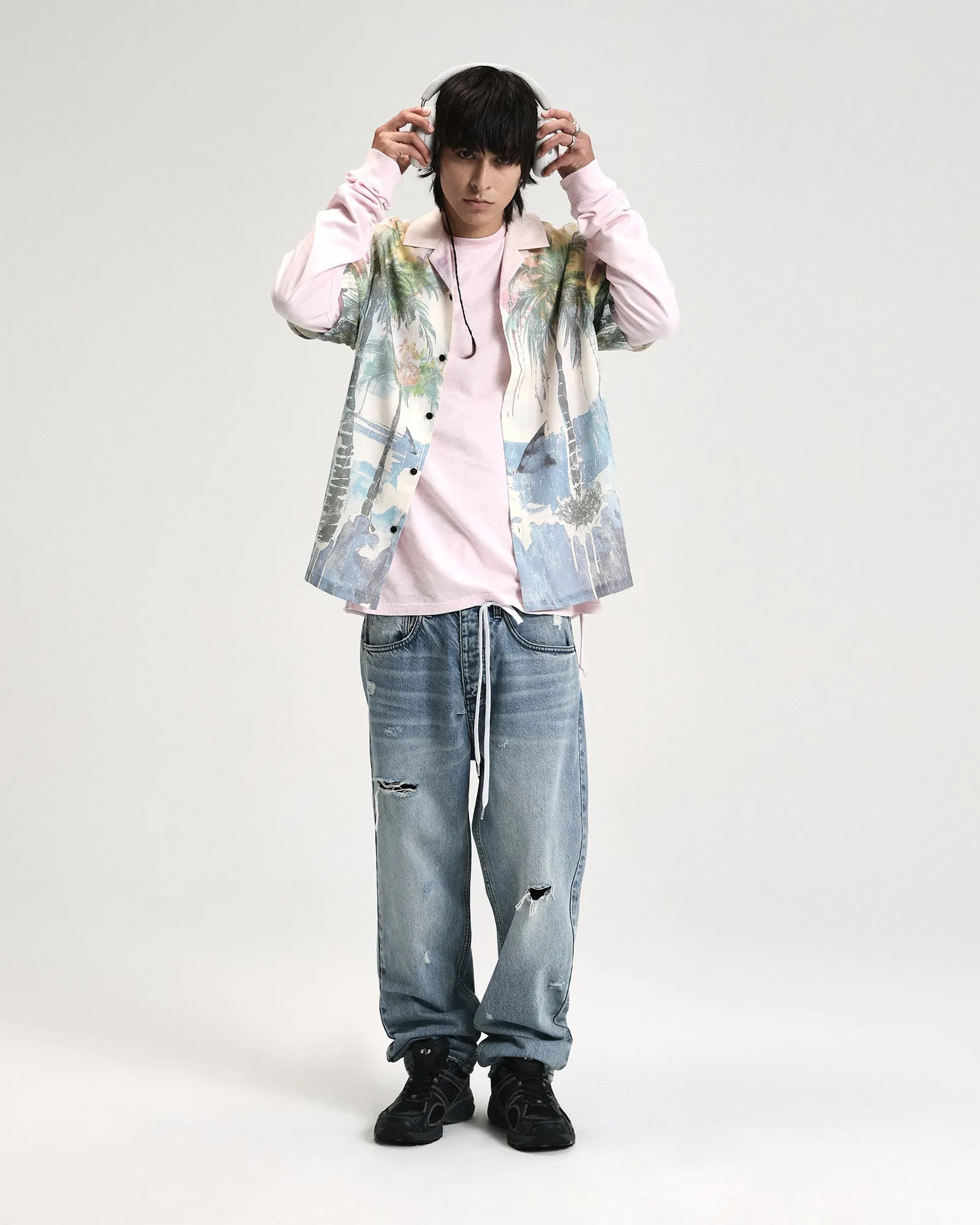 Gloves Outdoor Style POOLSIDE SS RESORT SHIRT MULTI