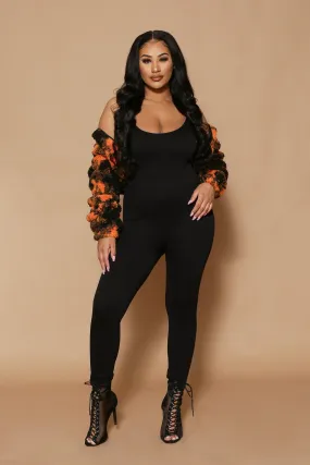 Comfy Style Transitional Style Premium Basic Catsuit