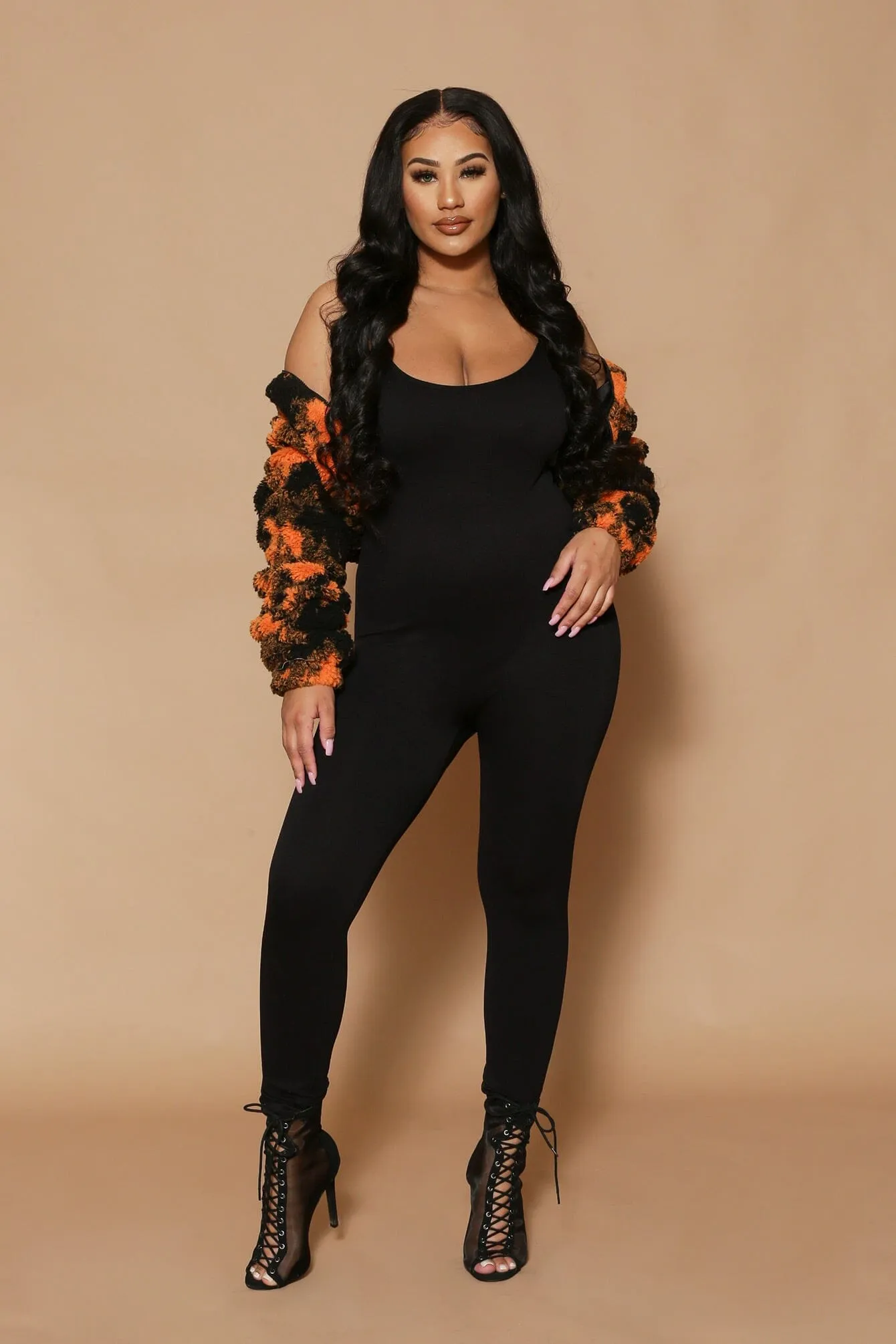Comfy Style Transitional Style Premium Basic Catsuit
