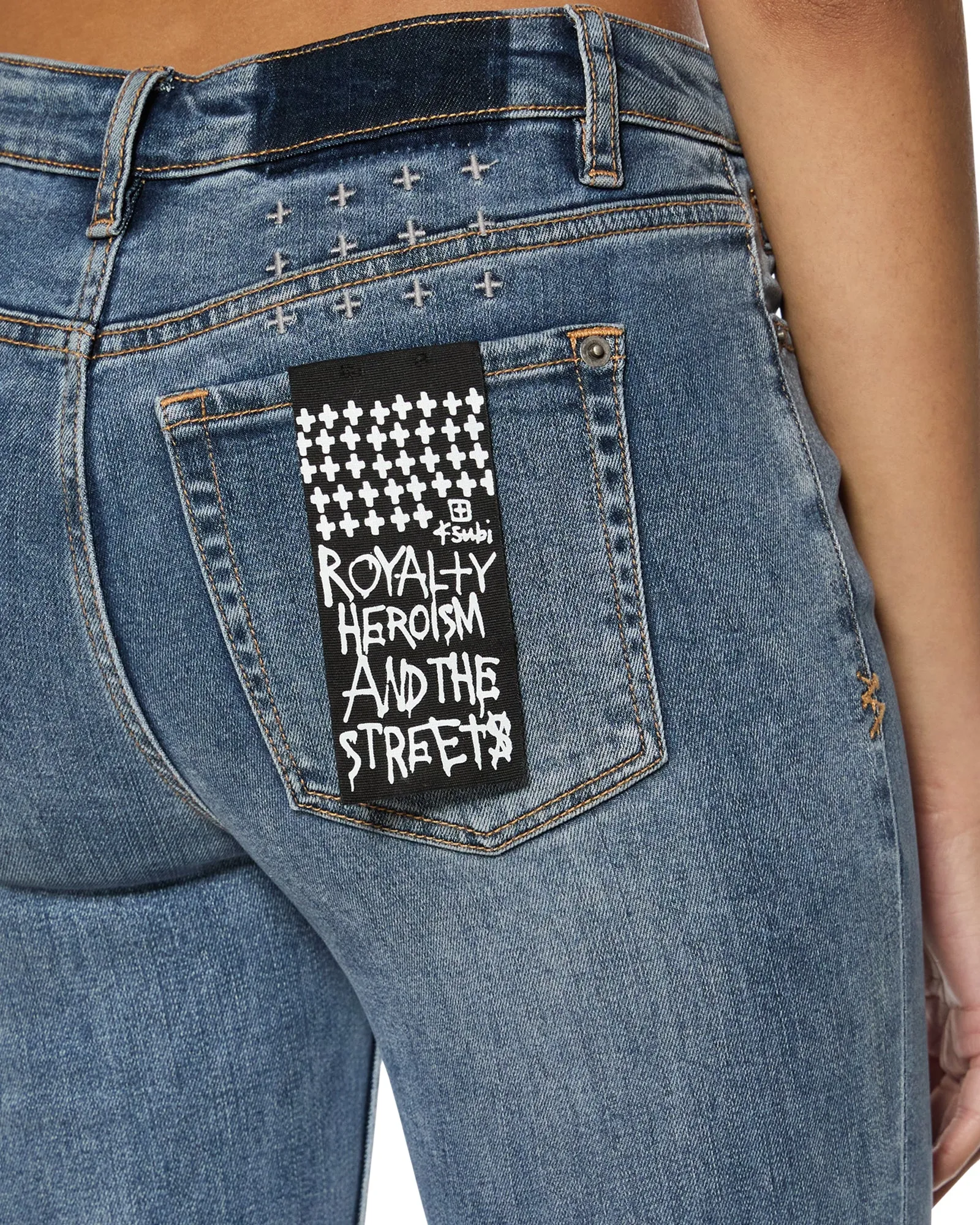 SPRAY ON TRUE VINTAGE Breathable mesh panel Elasticized Waistband