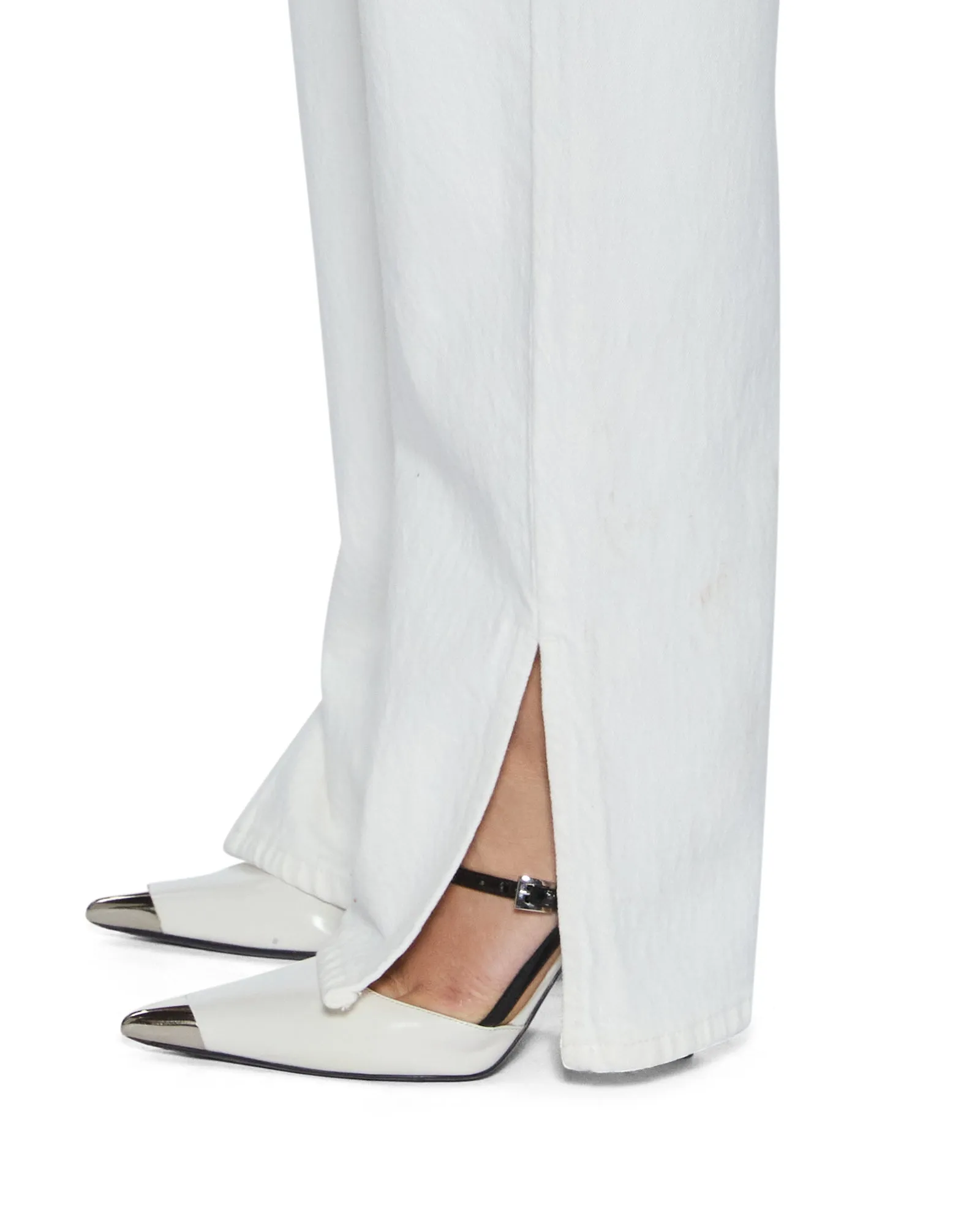 Button Fly Closure comfortable option PLAYBACK SPLITS ECRU