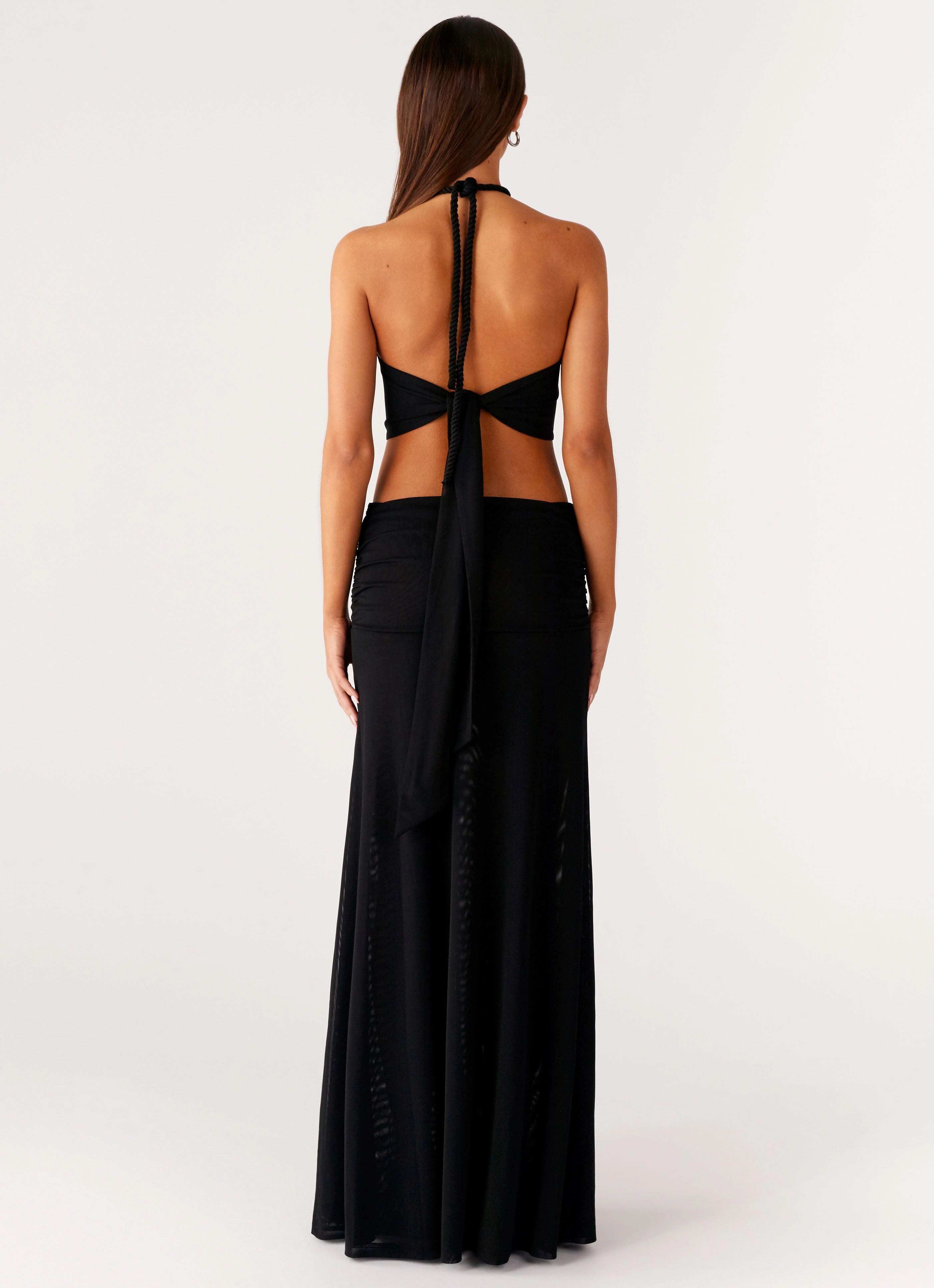 Only Love Maxi Dress - Black Statement Look Neutral Flow