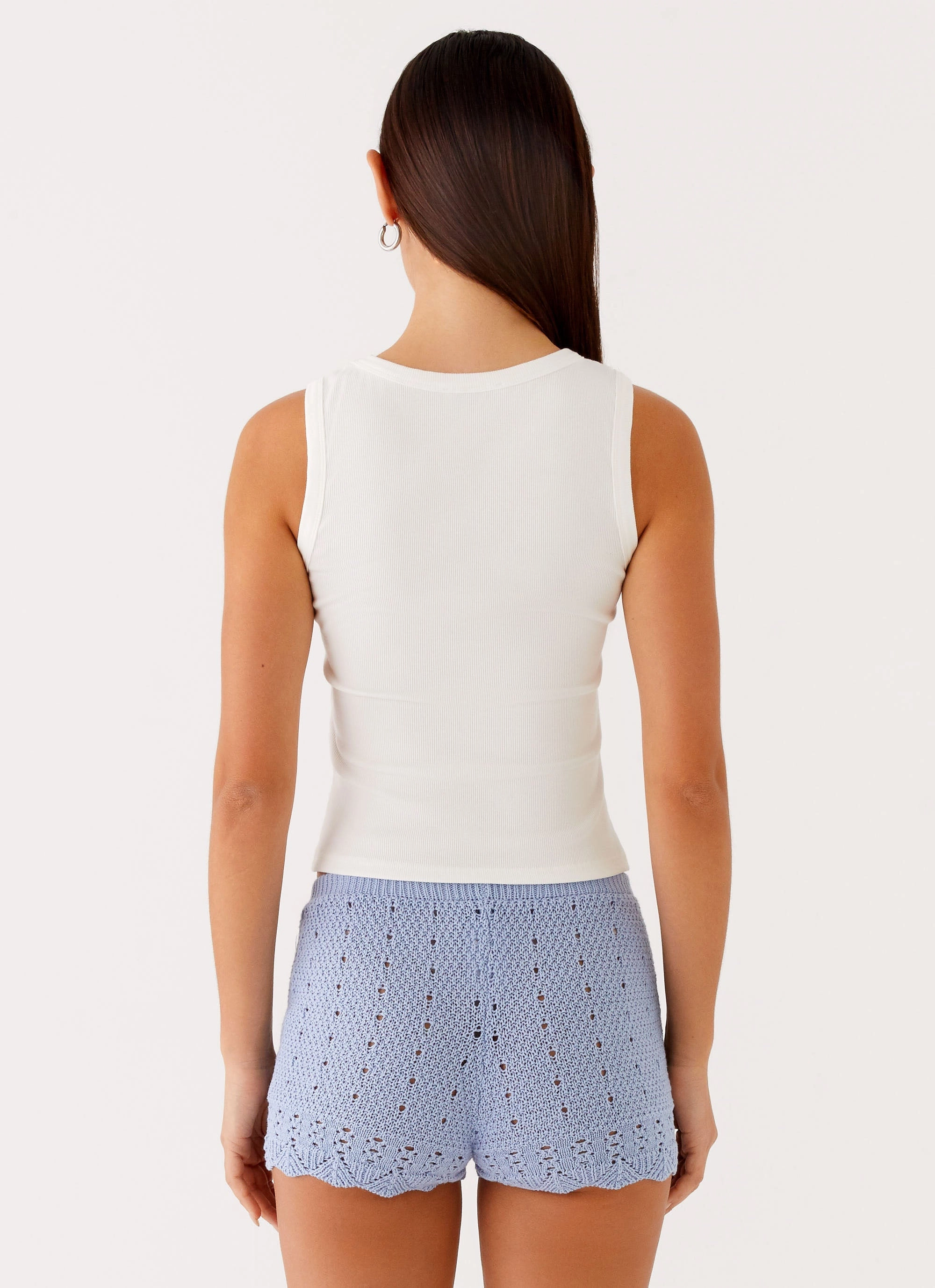 Oakley Low Rise Mini Shorts - Blue EcoFriendlyBlend