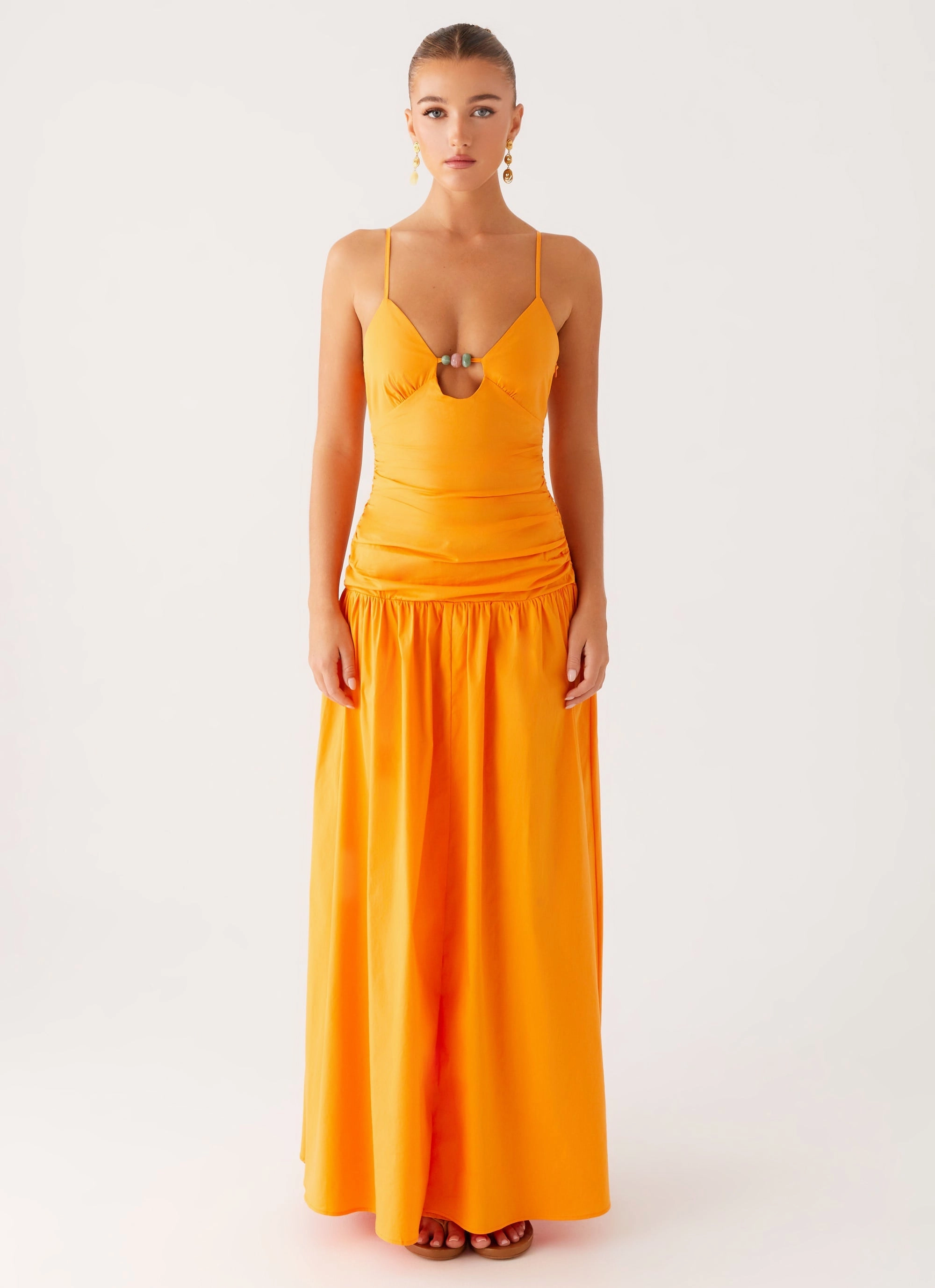 Lightweight Avani Maxi Dress - Orange