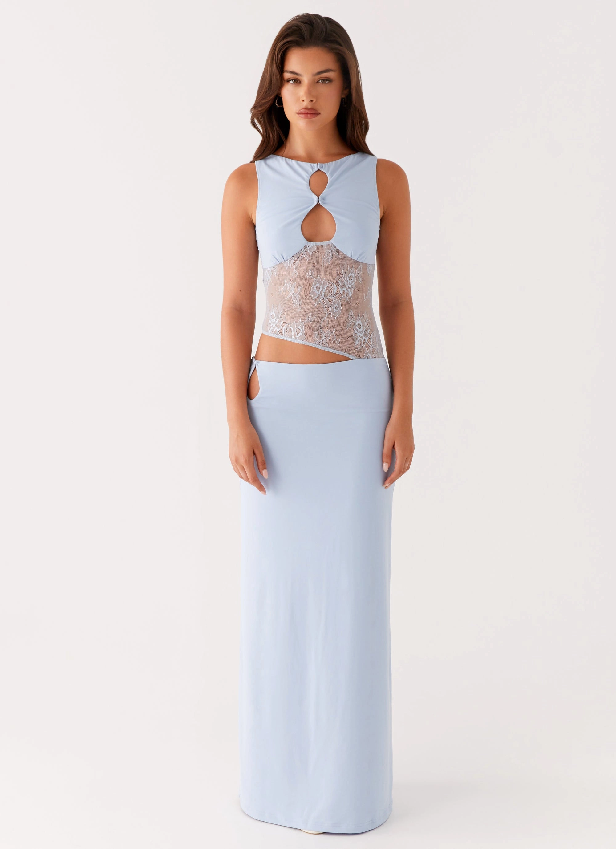 Movement Friendly Non-Pilling Prophecy Maxi Dress - Blue