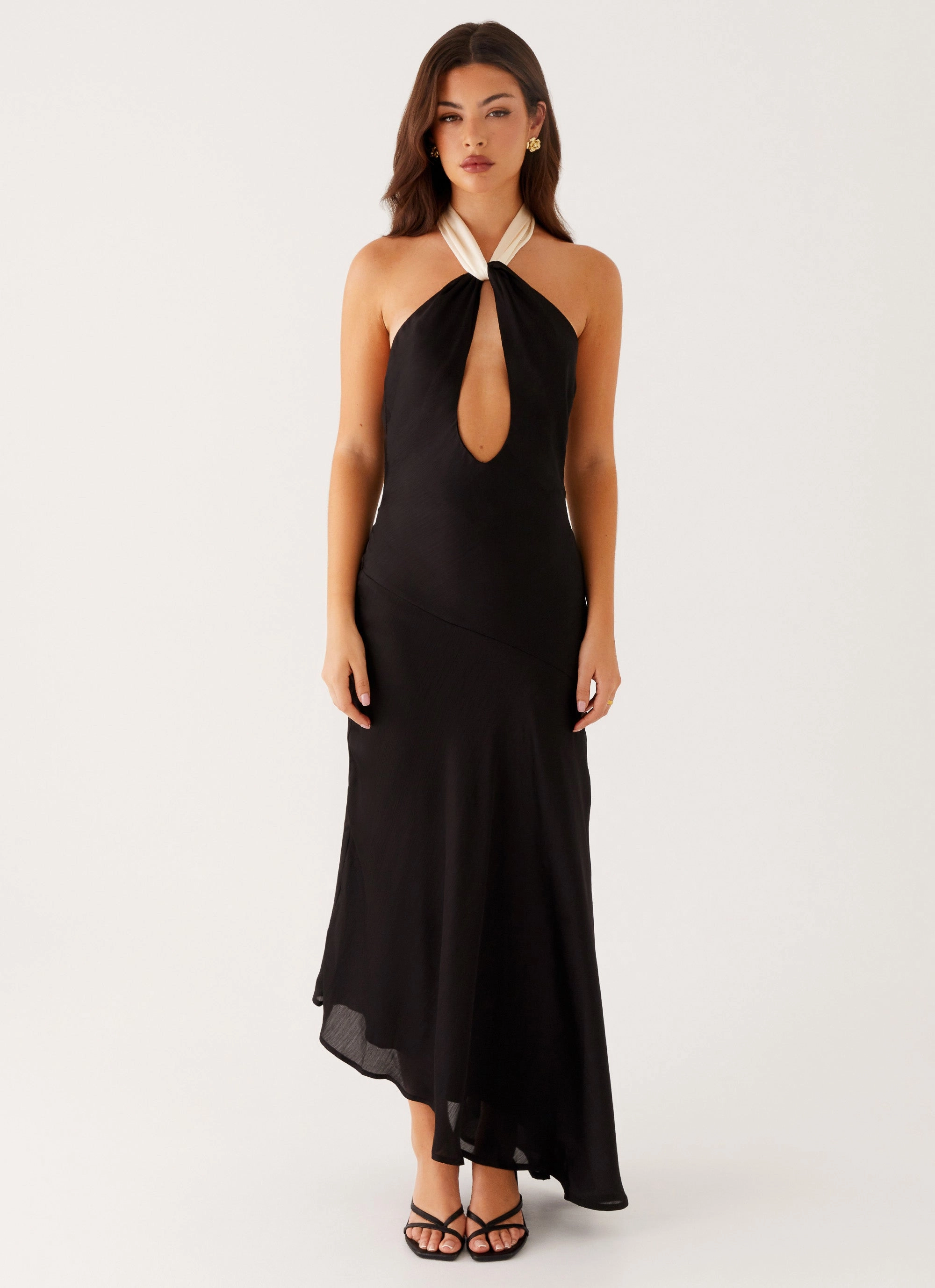 Night Owl Maxi Dress - Black Flattering Shape Look Elegant evening wear