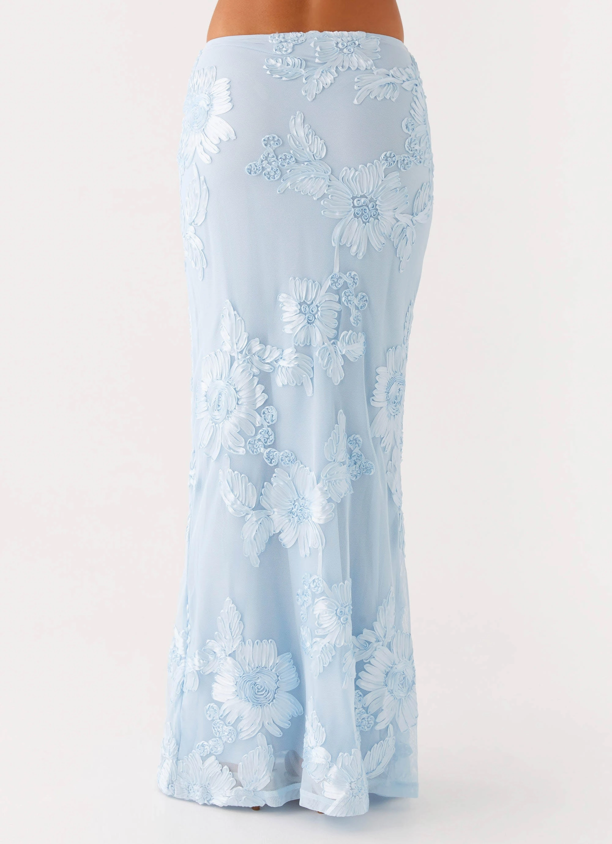 Radiate Maxi Skirt - Blue Chill Wear