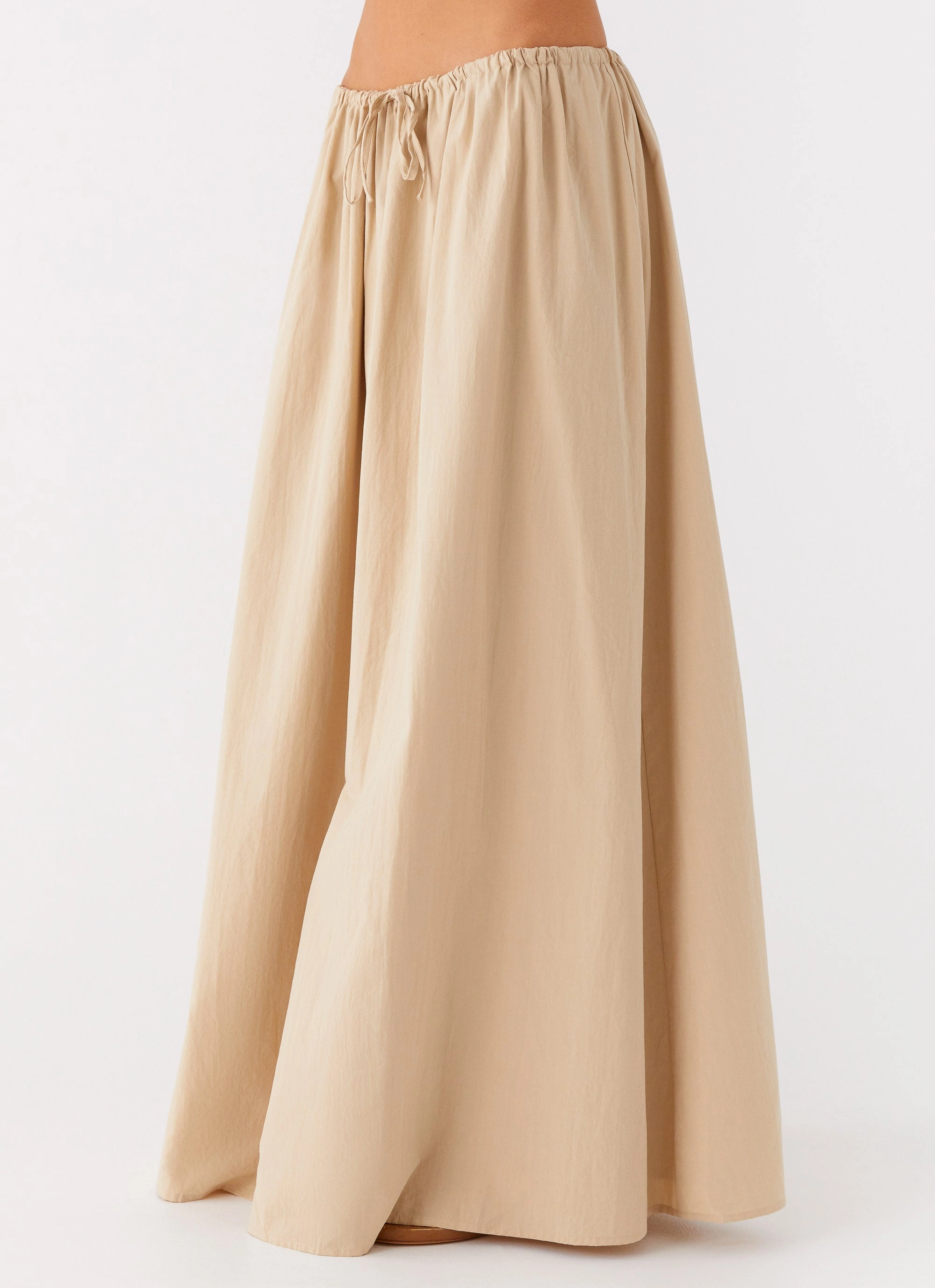 Randy Maxi Skirt - Tan Soft Mood Pleated design