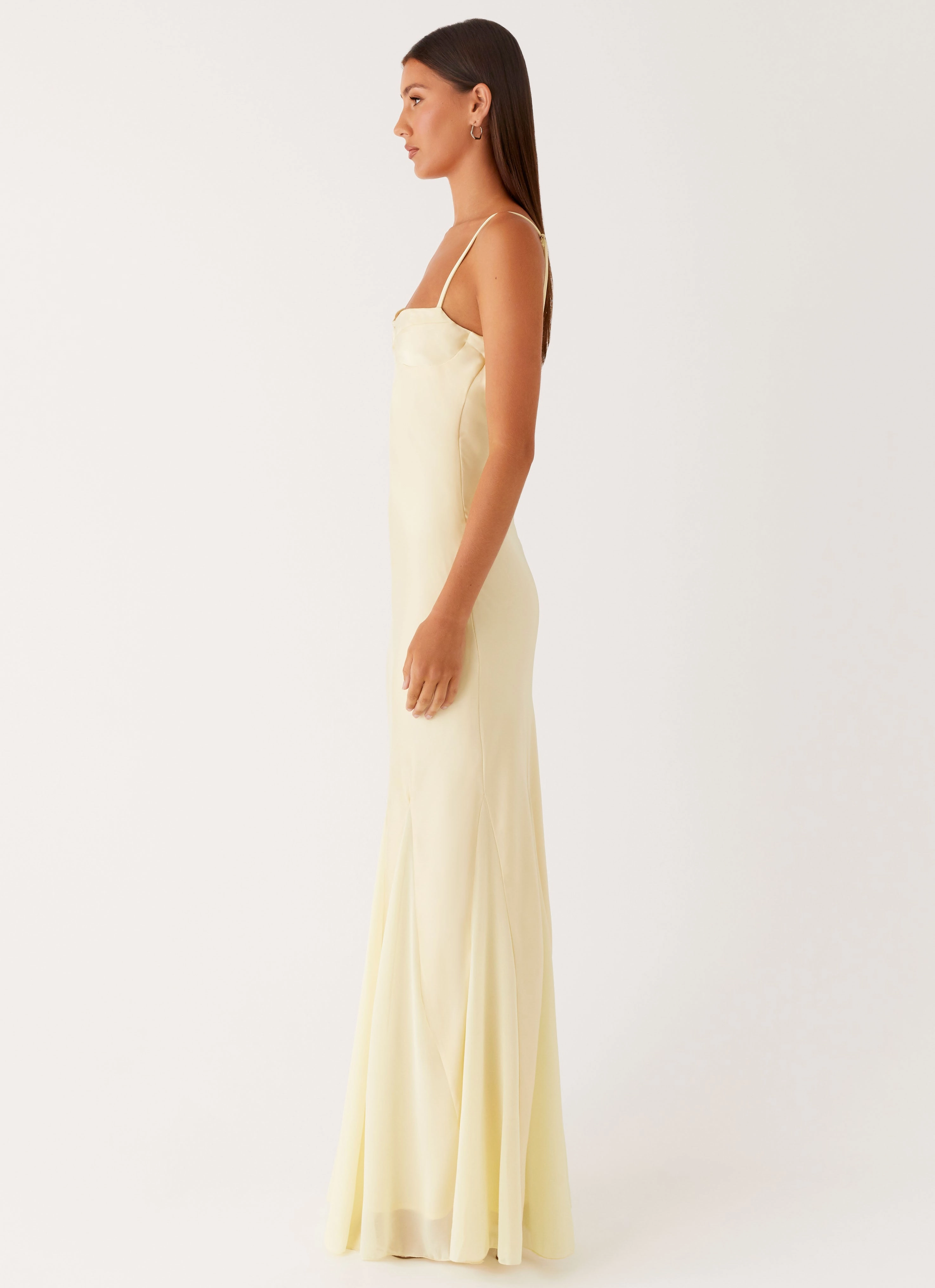 High Waist Ravello Maxi Dress - Sunny Yellow