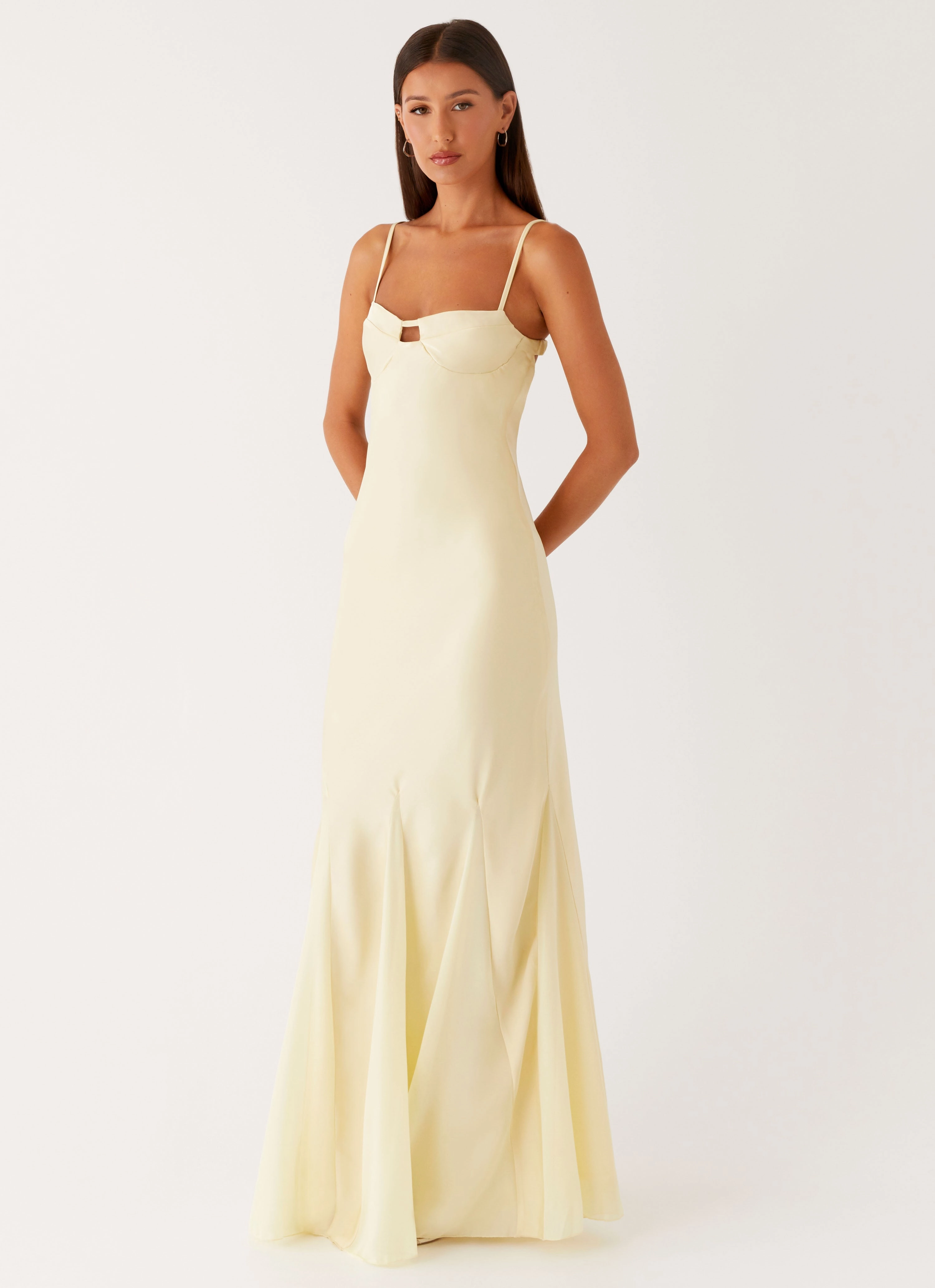 Autumn Mood Linen Soft Ravello Maxi Dress - Sunny Yellow