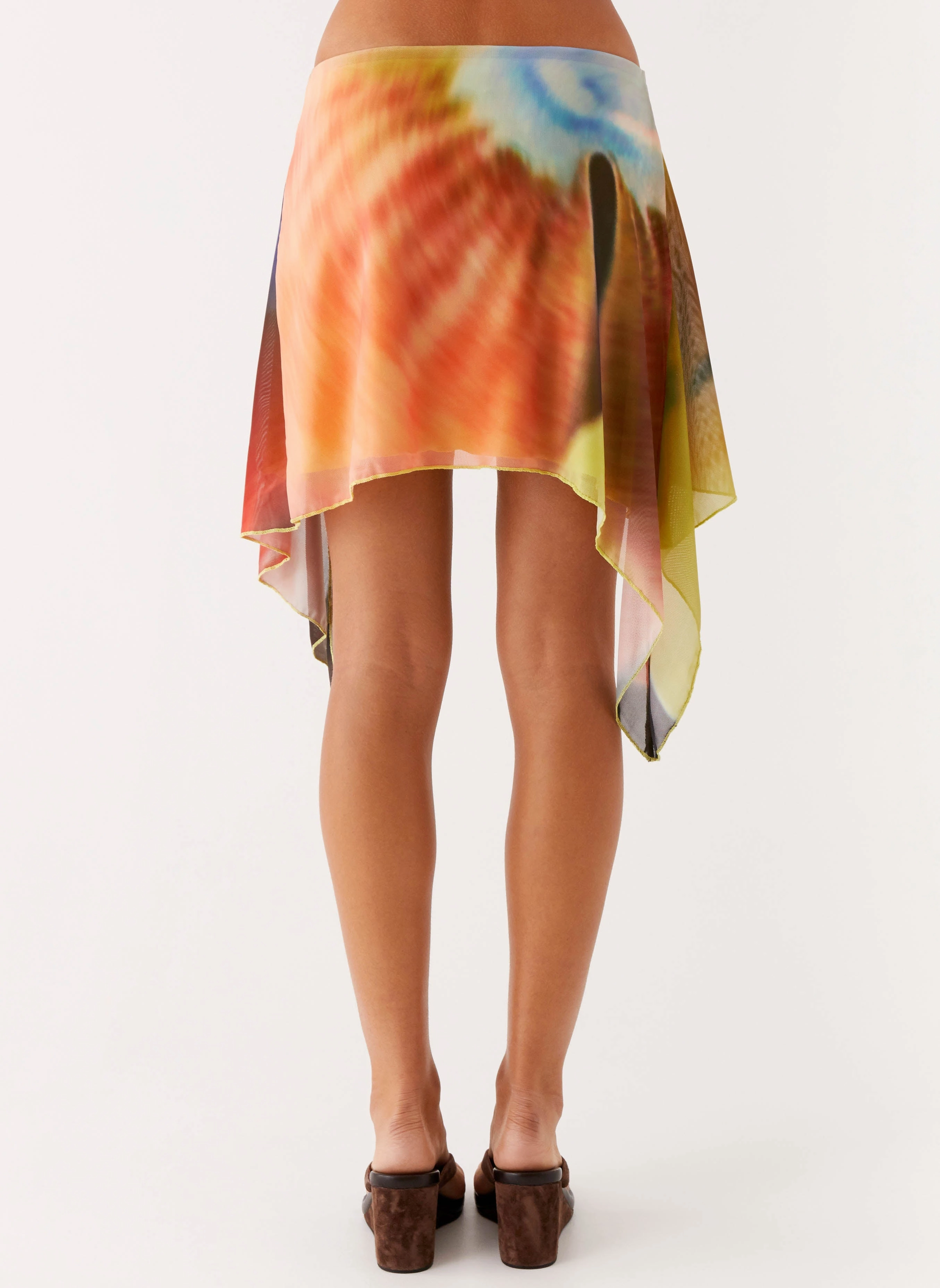 Performance Fashion Lustra Mini Skirt - Moody Floral