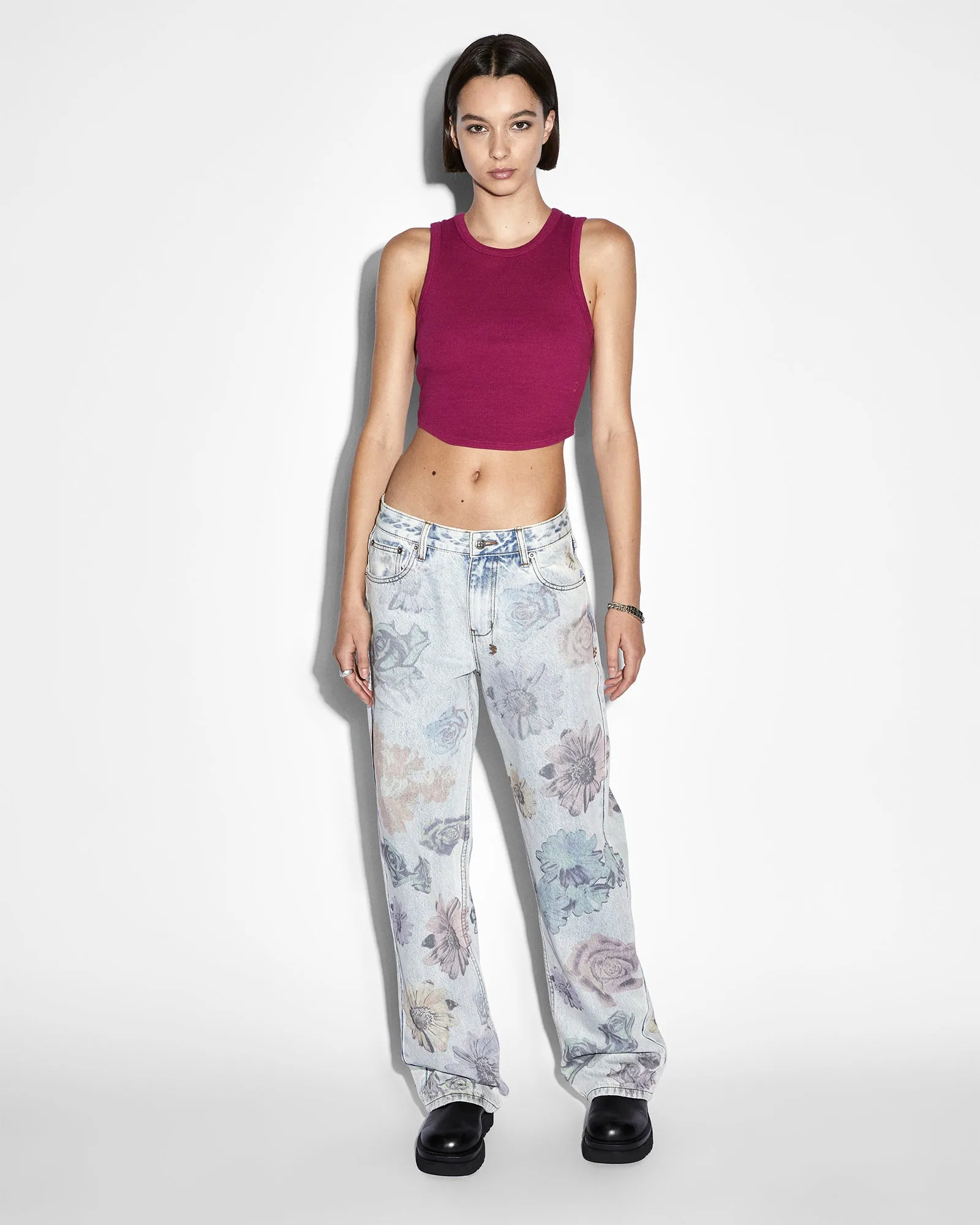 Recycled fabric SYNDICATE TANK ORCHID Long Sleeve Shirt SoftBrushed