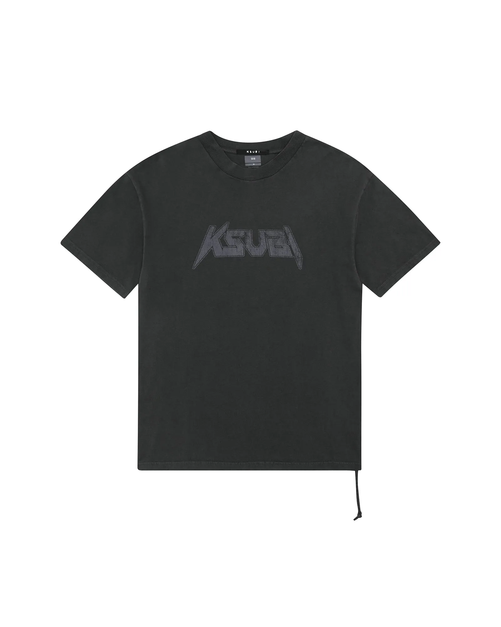 Recycled Polyester ELECTRIC EKCESS SS TEE OLD BLACK Garment Washed Softness