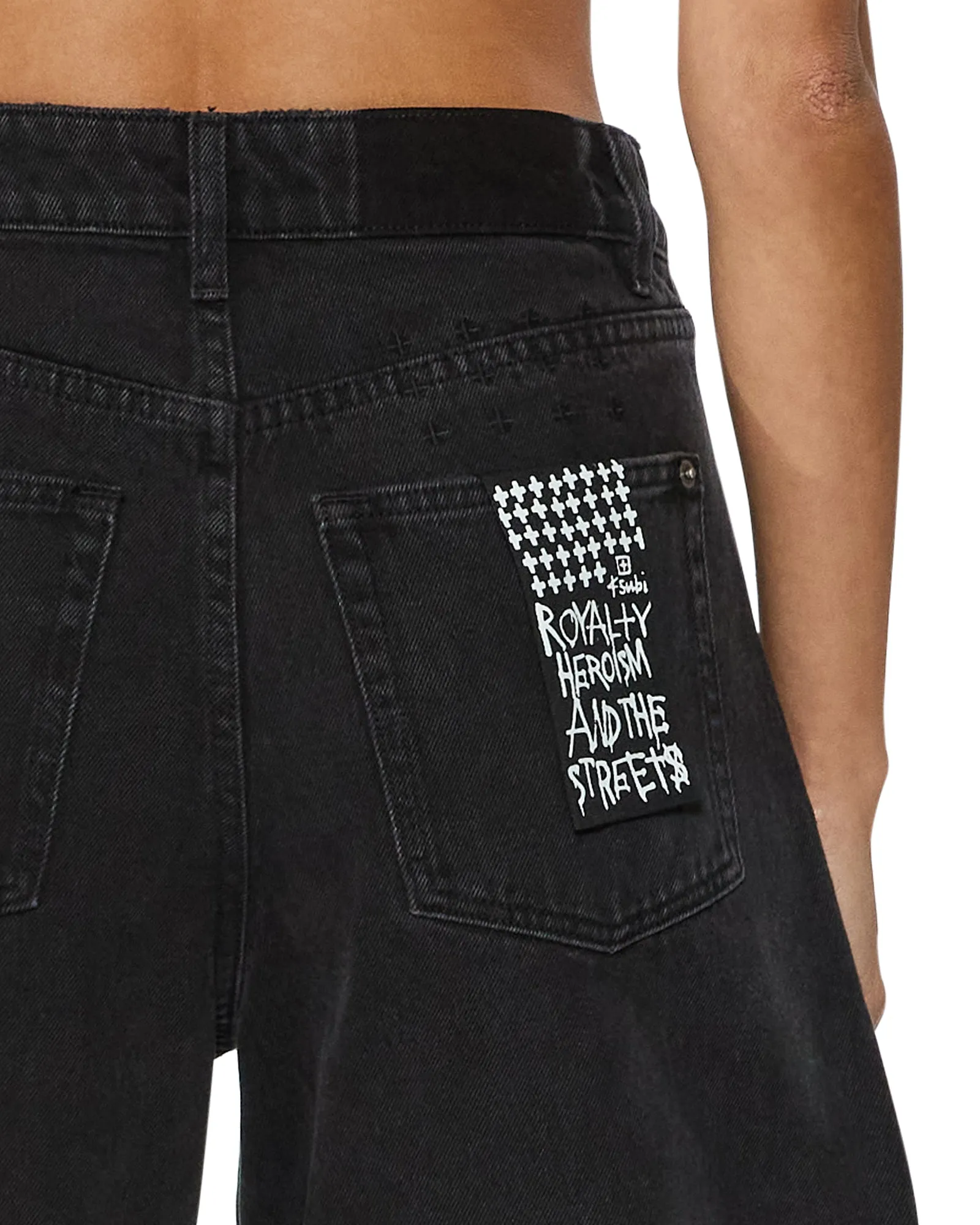 NonIrritating Chic Style BARREL JEAN NOIR