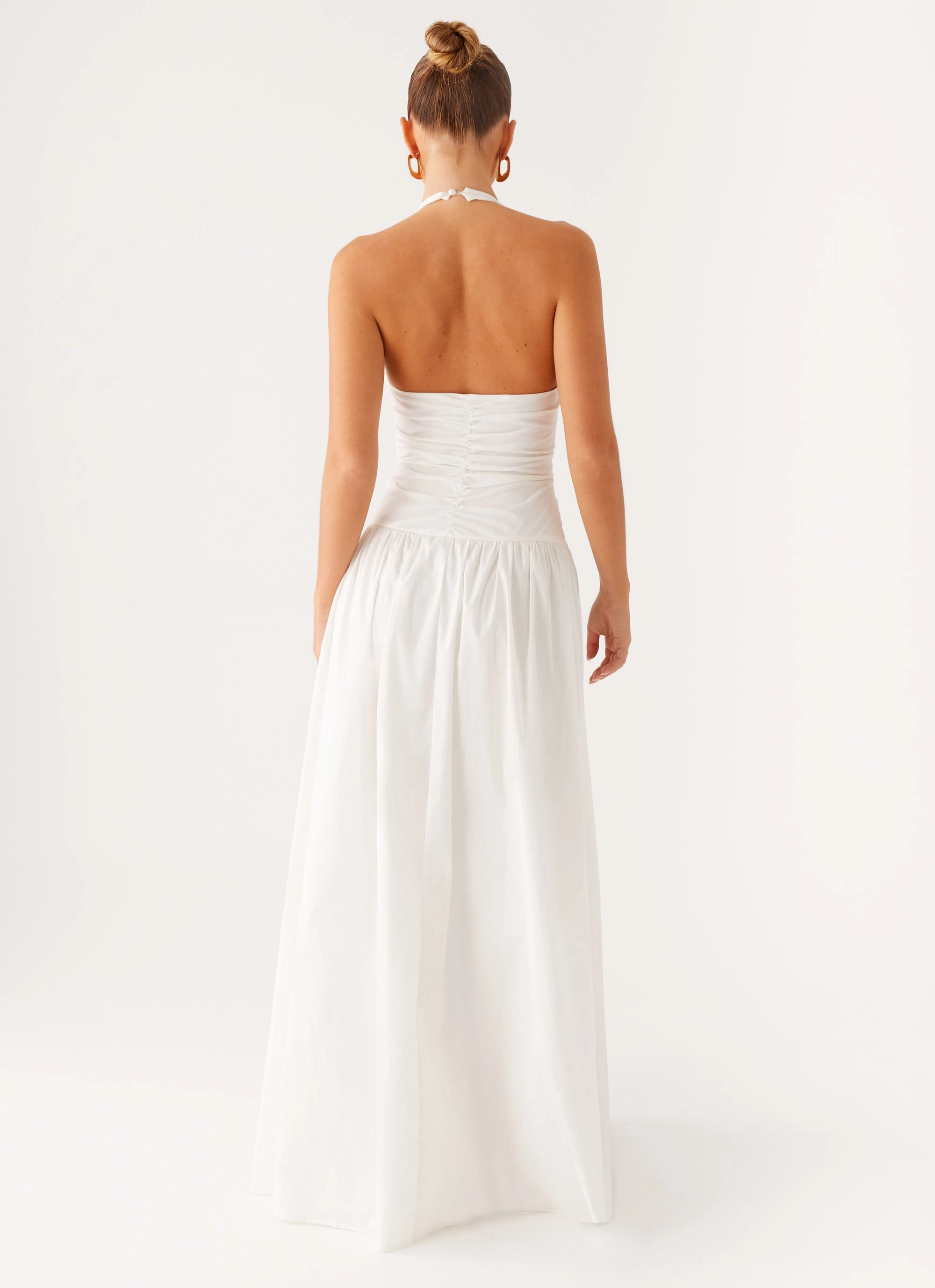 WideCollarDesign Narnie Maxi Dress - Ivory