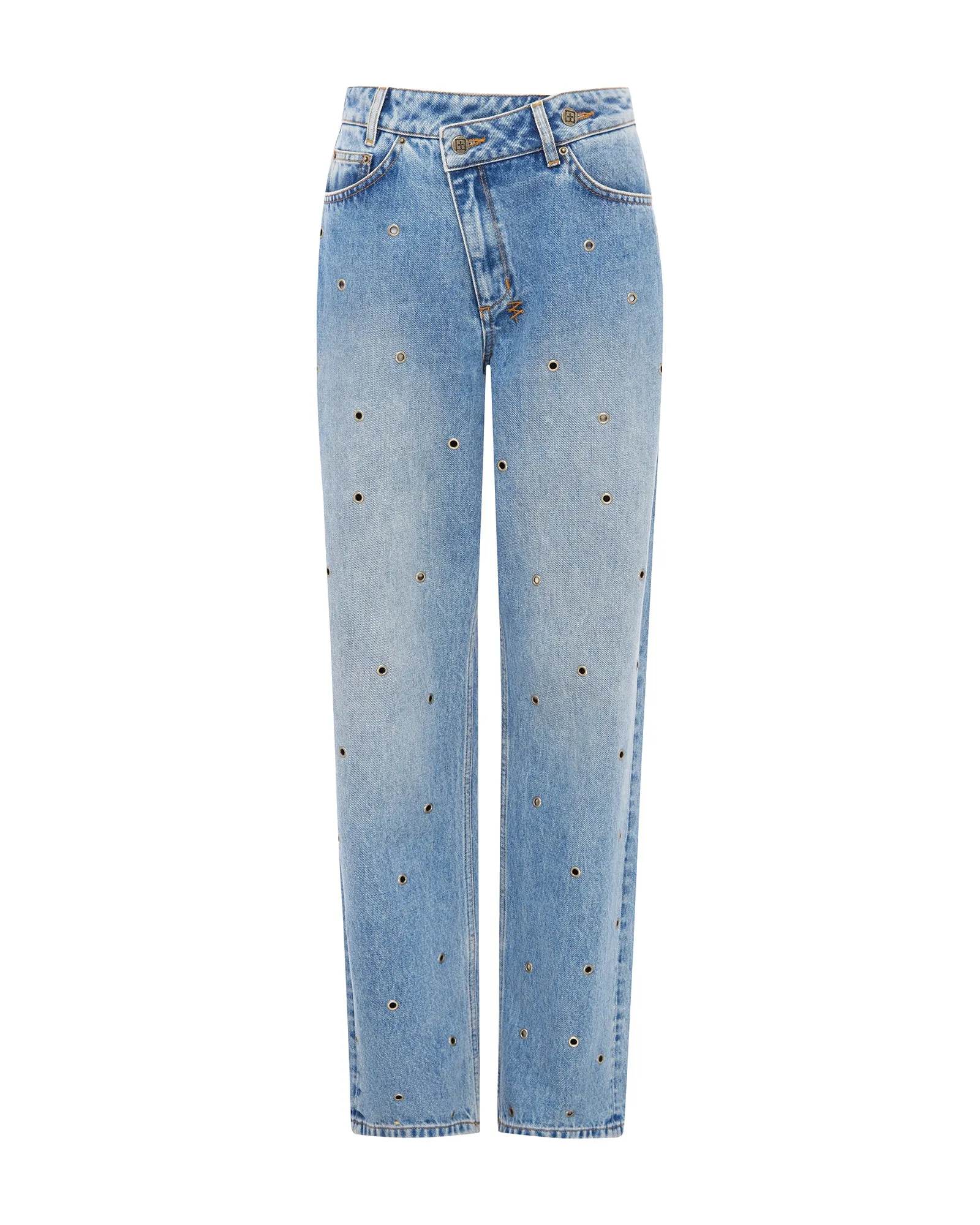 Double Layered Knees Weekend Getaway Stylish RELAX JEAN CHROMA