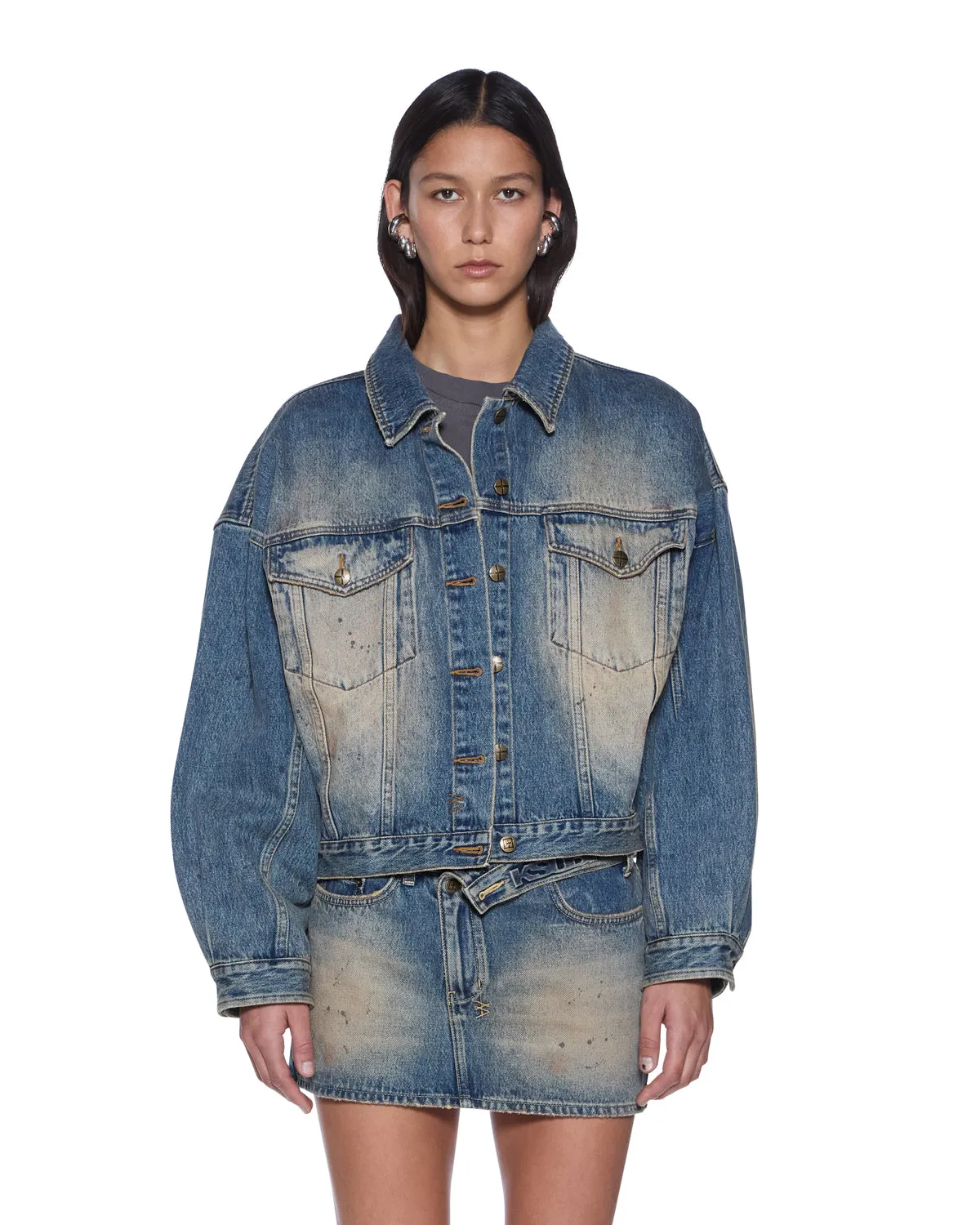 RELAX TRUCKER JACKET DUNE Summer Style Stretch Weave Construction