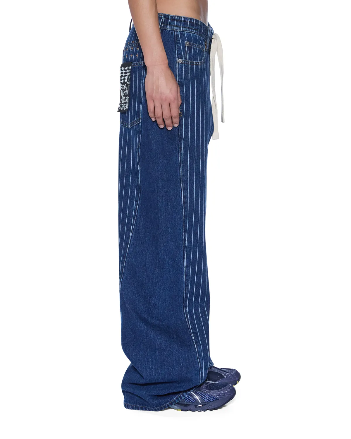 Party Look Weekend Warrior Breathable Work Meeting Relaxed Style KSUPER MAYFAIR BLUE SPLICED