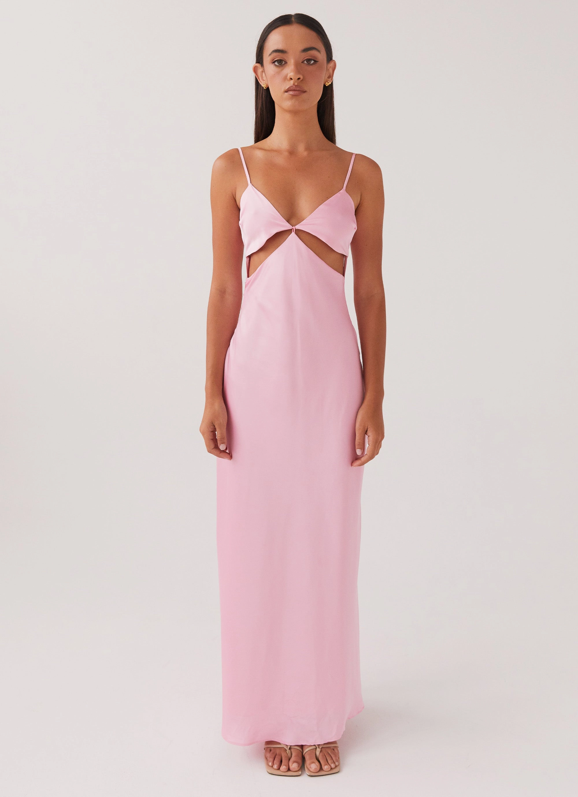 Pretty In Pink Maxi Dress - Rose Quartz Joyful Look Timeless Layer