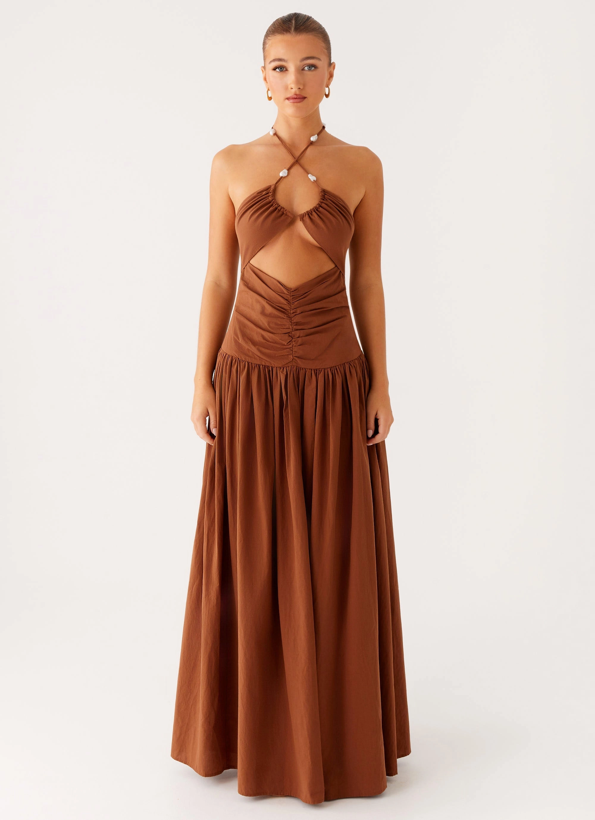 Paltrow Maxi Dress - Chocolate Feminine Mood