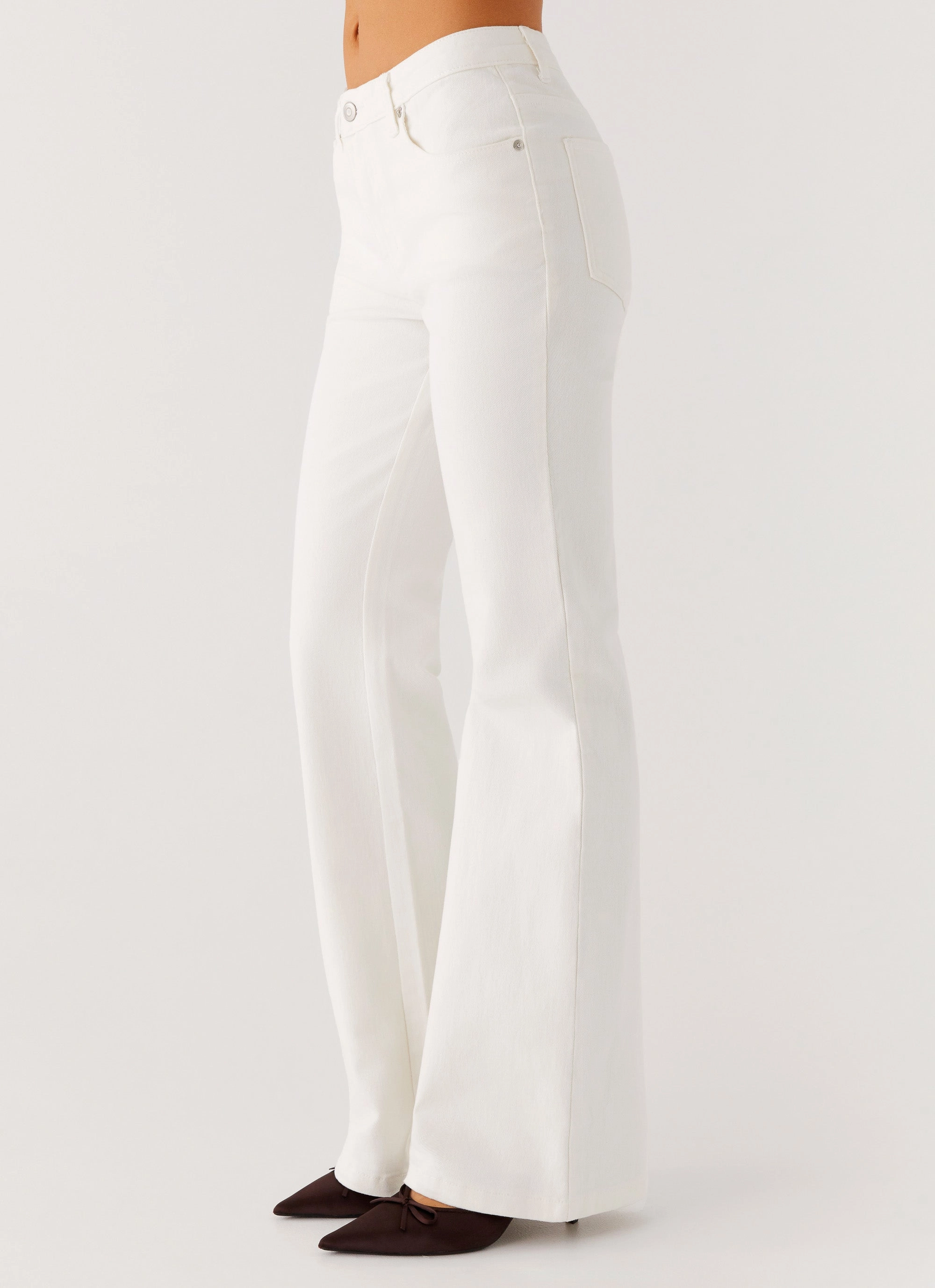 StainResistantCoating Aldo Bootleg Jeans - White