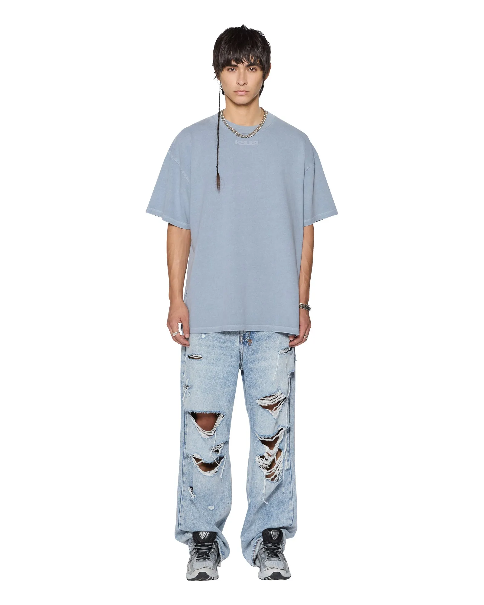 RelaxedHem SOTT EKCESS SS TEE STORM Bohemian style Hidden Zipper