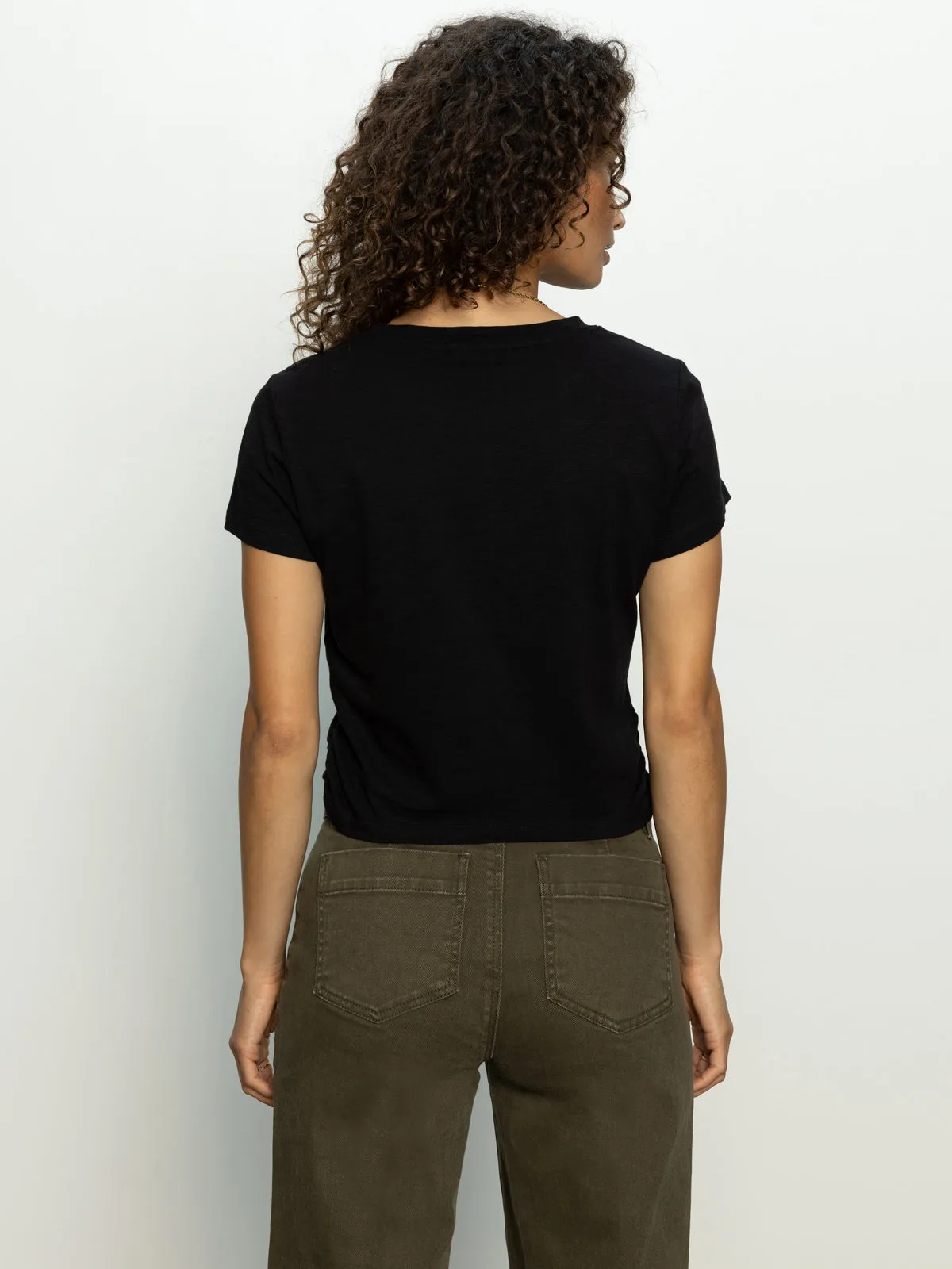 Highstreet Tee Black Oversized Silhouette