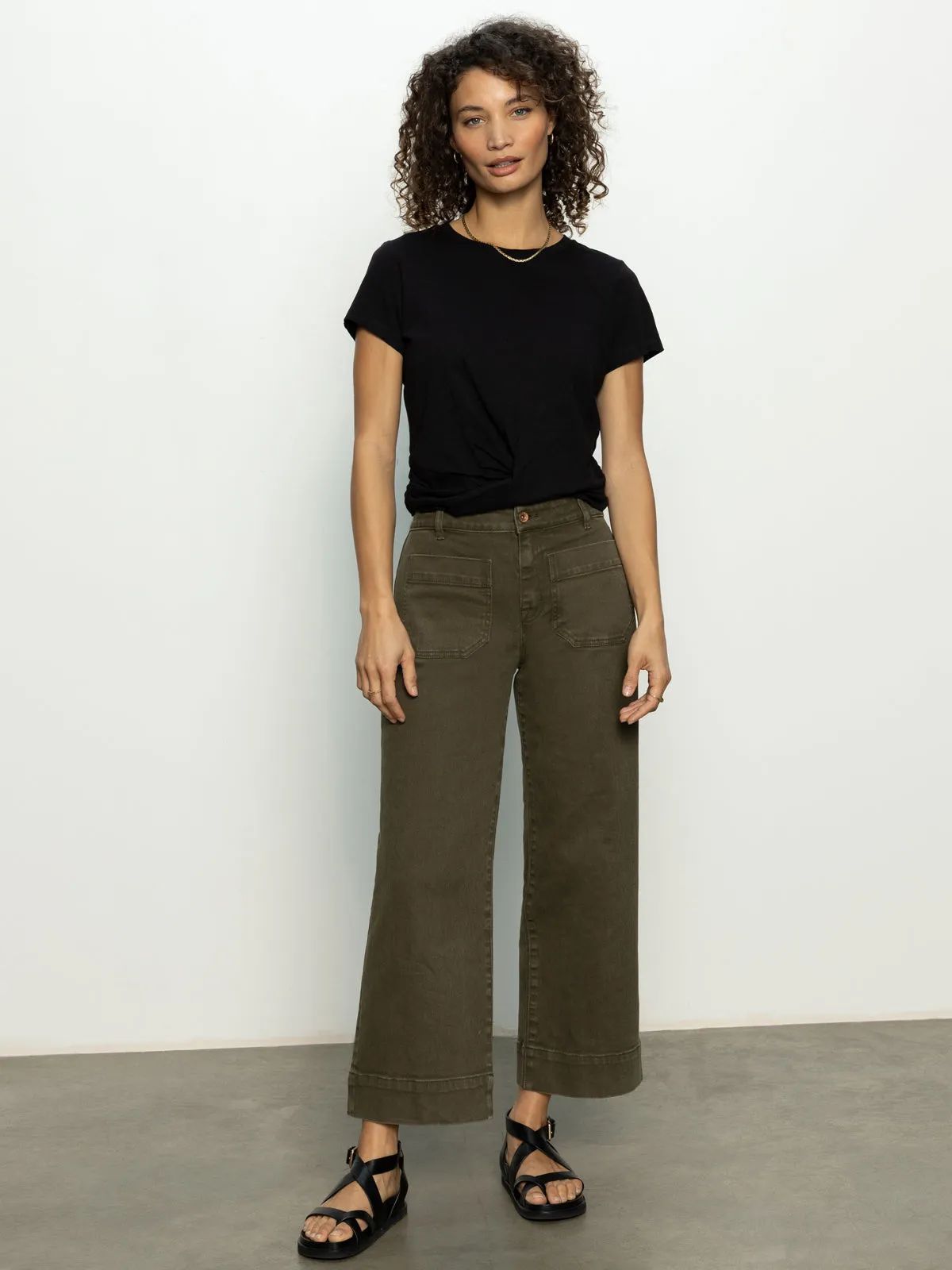 Highstreet Tee Black Metallic Fiber Blend SoftInteriorLining