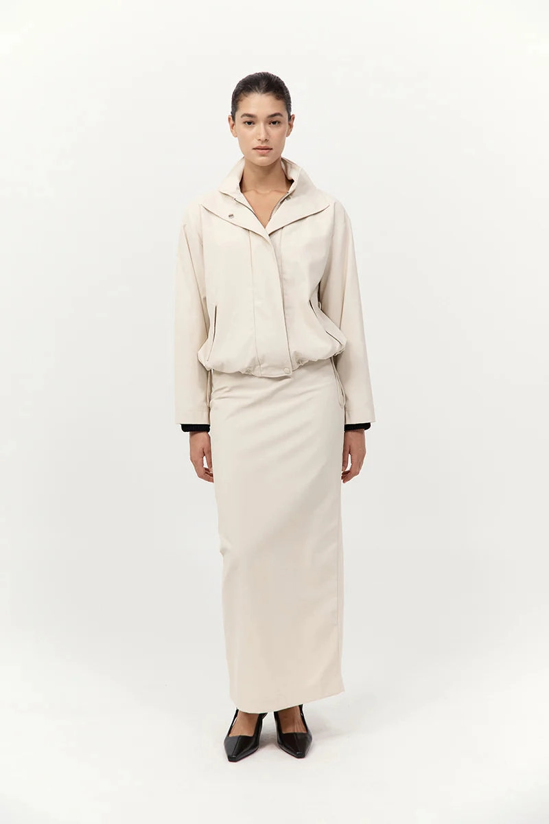 Flight Jacket in Putty shopping