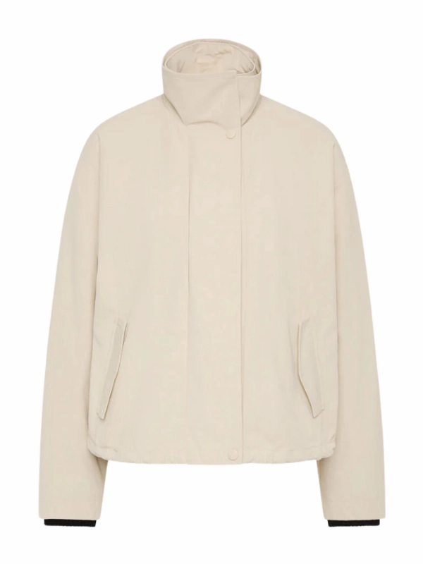 Flight Jacket in Putty Forest