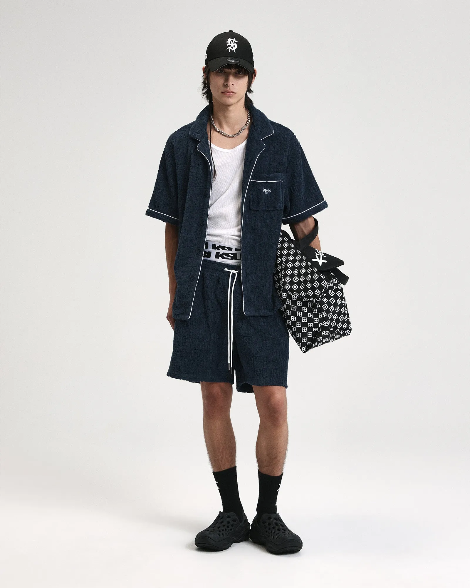 LOUNGE SHORT NAVY TemperatureRegulating