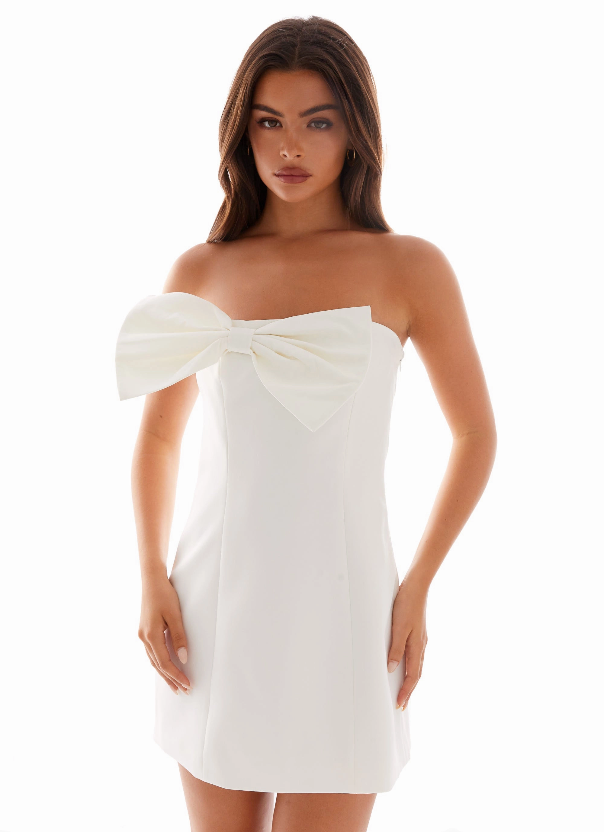 Riva Mini Dress - White Body Safe Relaxed Design