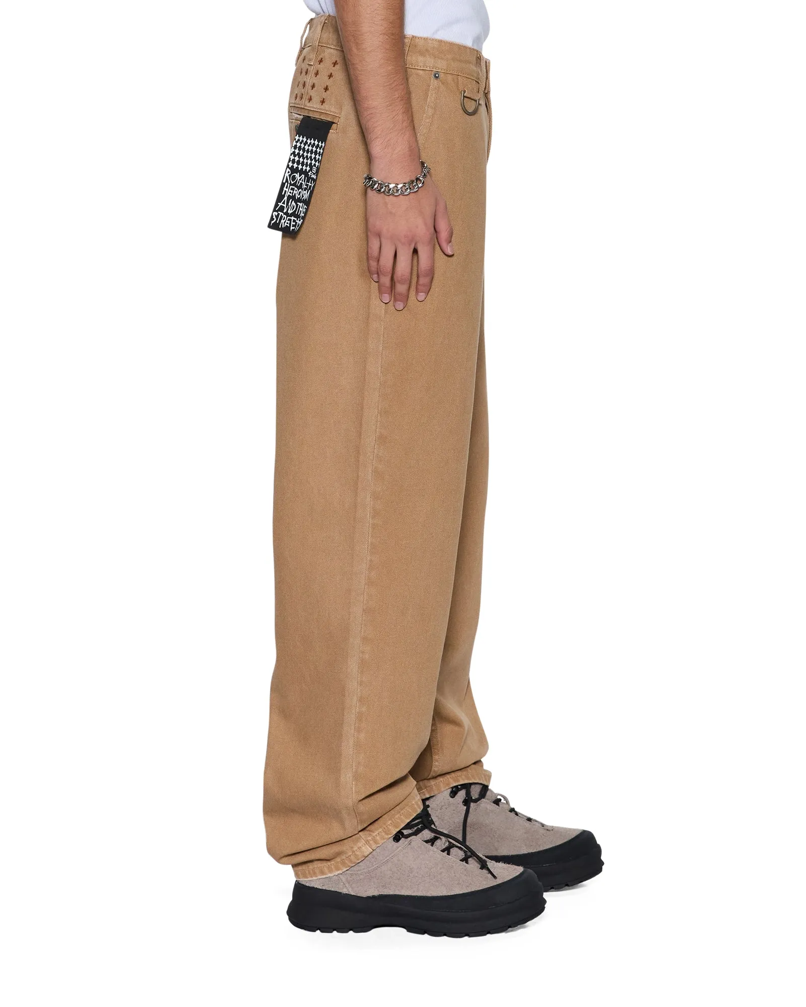 Durable Fabric RIVAL CHINO TROUSER DRIFTWOOD Reinforced Stress Points