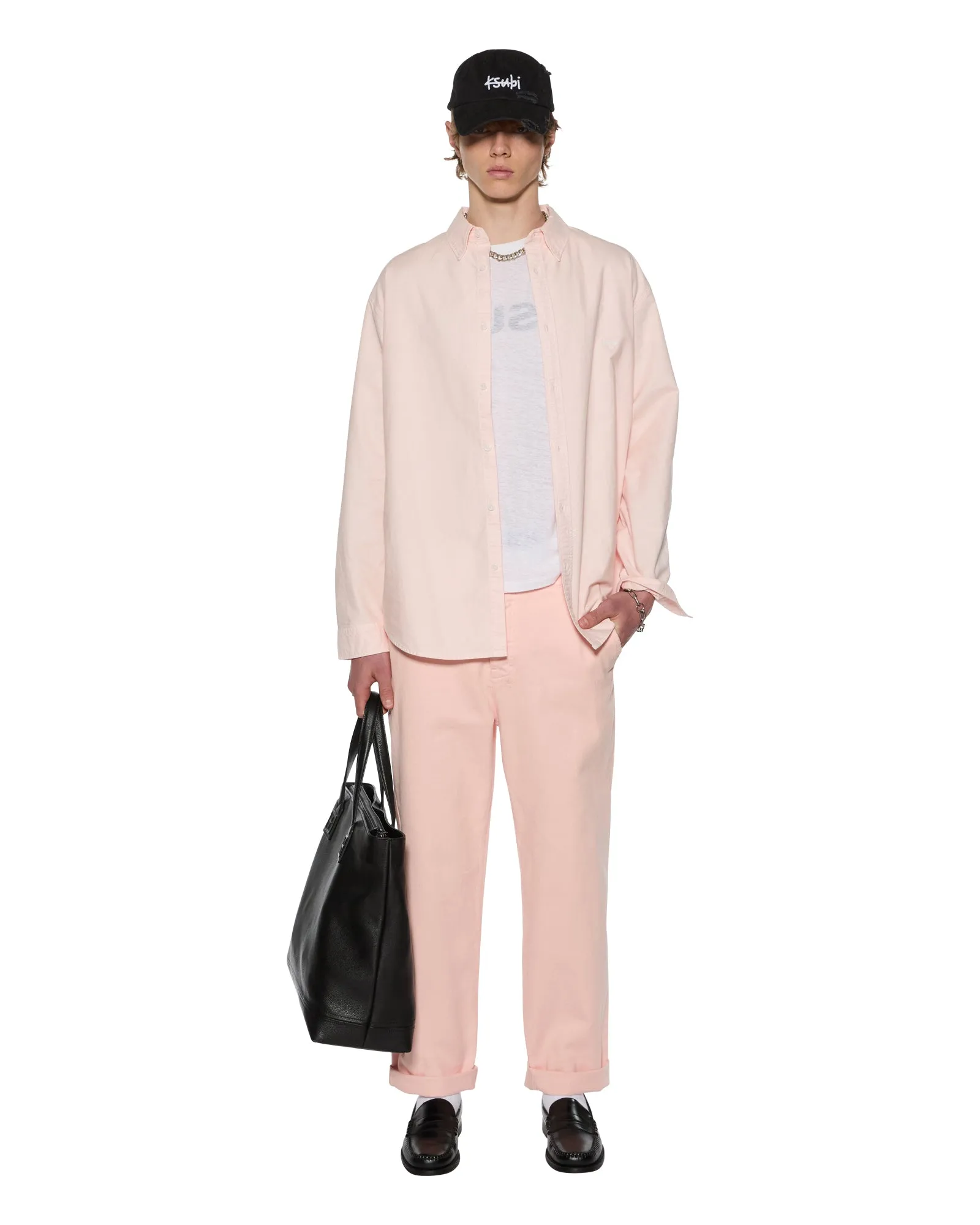 Recycled fibers RIVAL CHINO TROUSER FLOSS Lightweight Weave