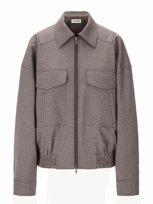 Ventilation Panels Eugene Jacket in Houndstooth