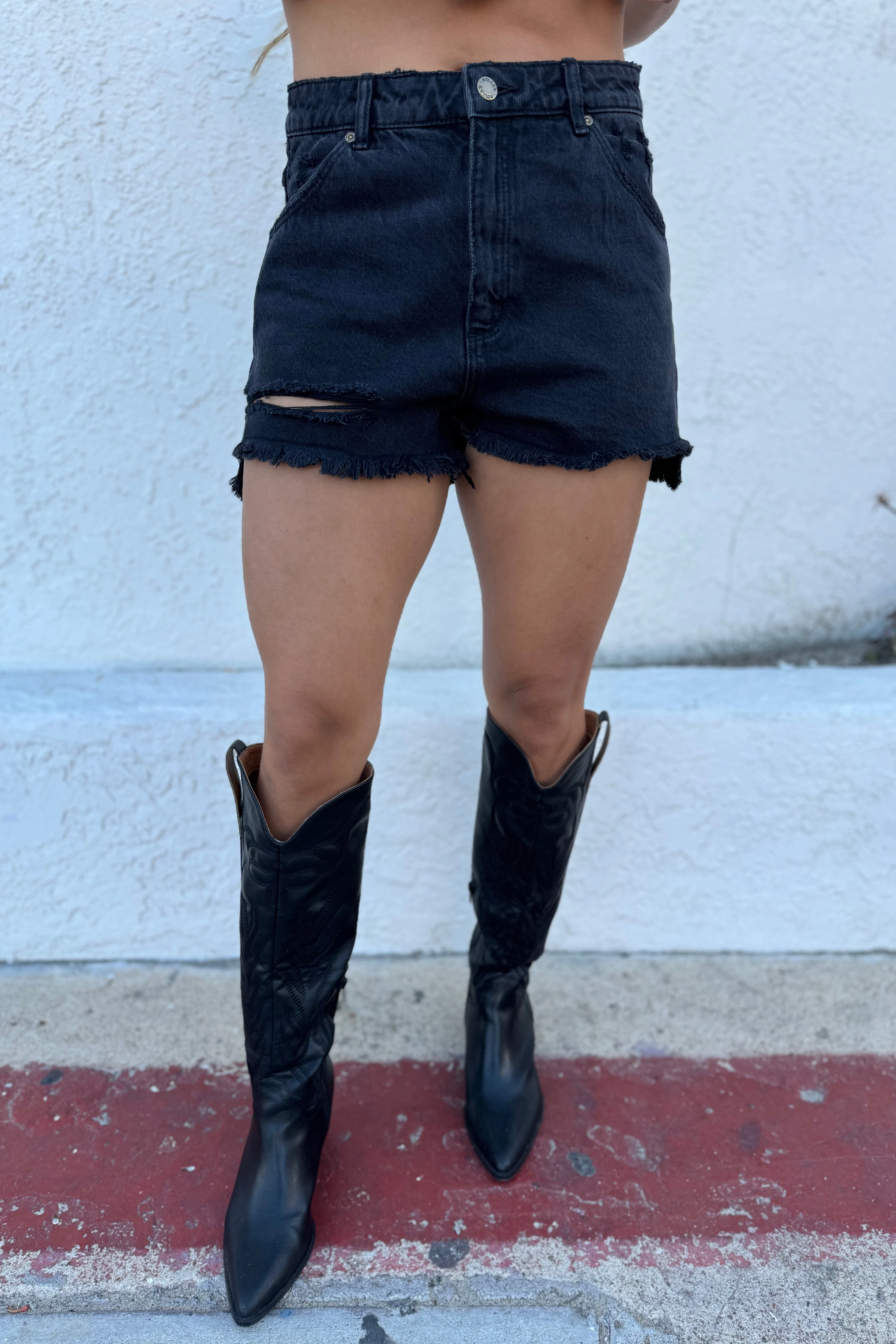 Rollas Dusters Short - Black Ready Choice Basic Style