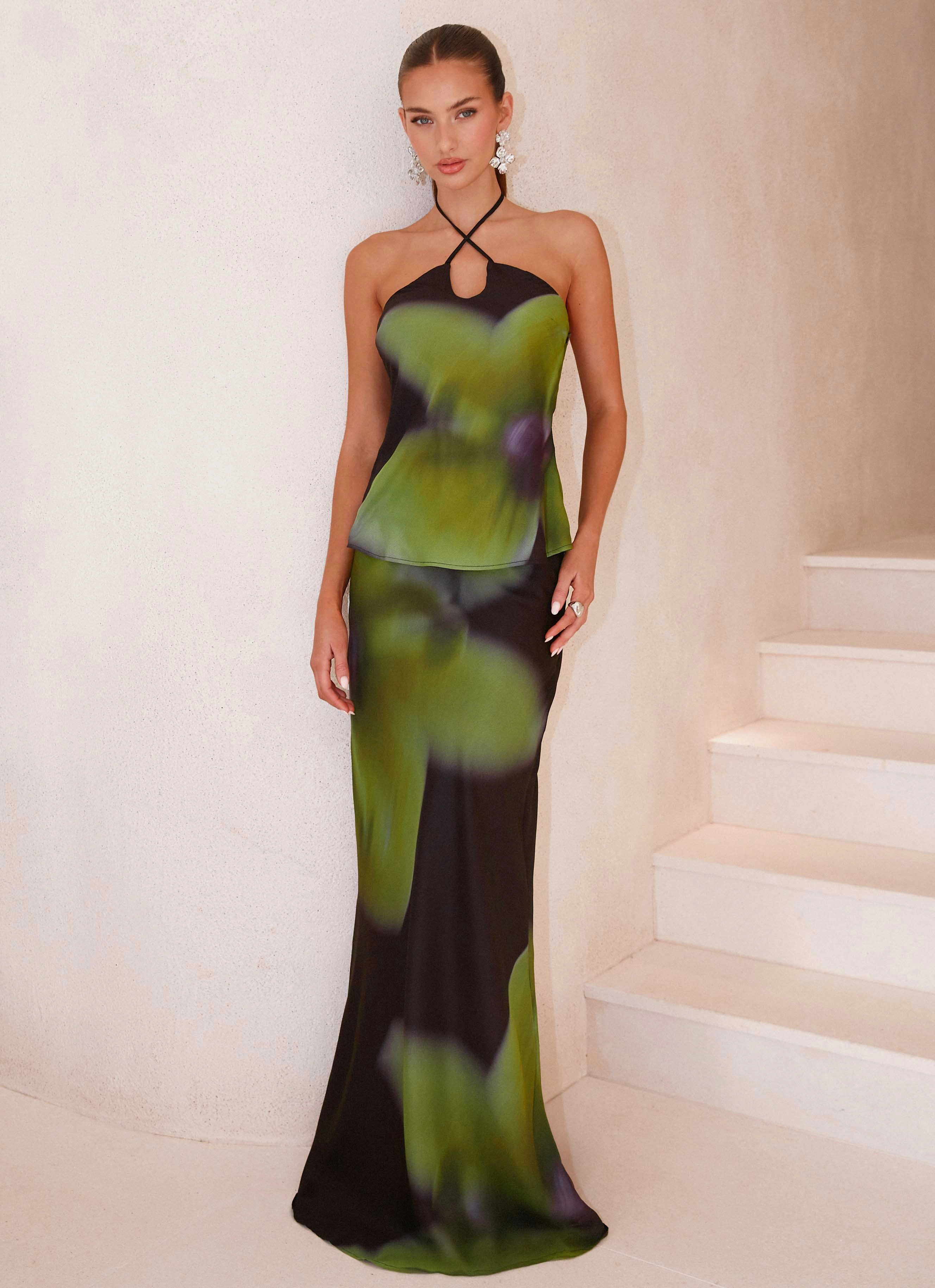 Rosetta Top - Lime Flower MultiFunctionalDesign