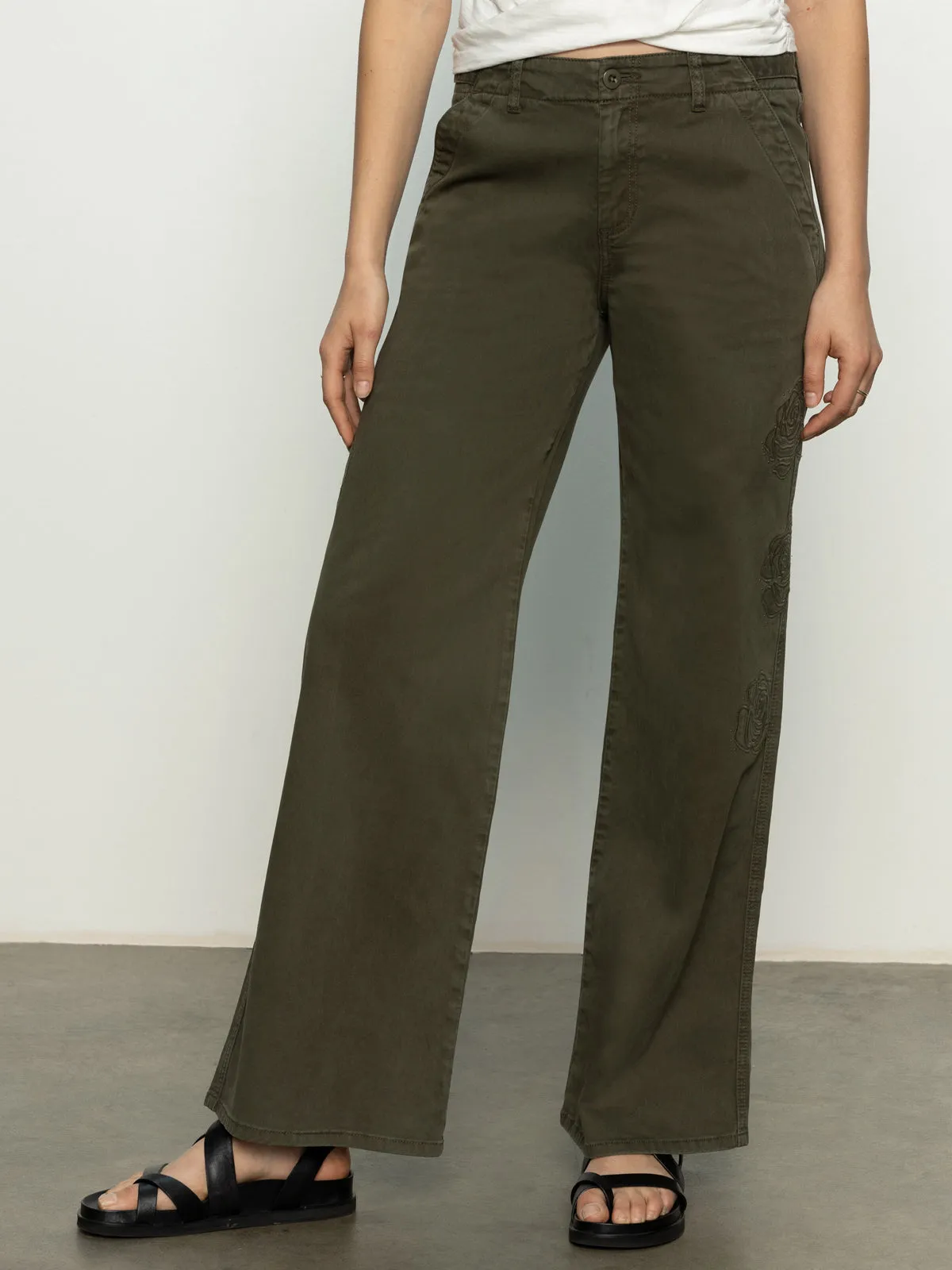 Rosette Army High Rise Pant Kalamata Durable Comfort