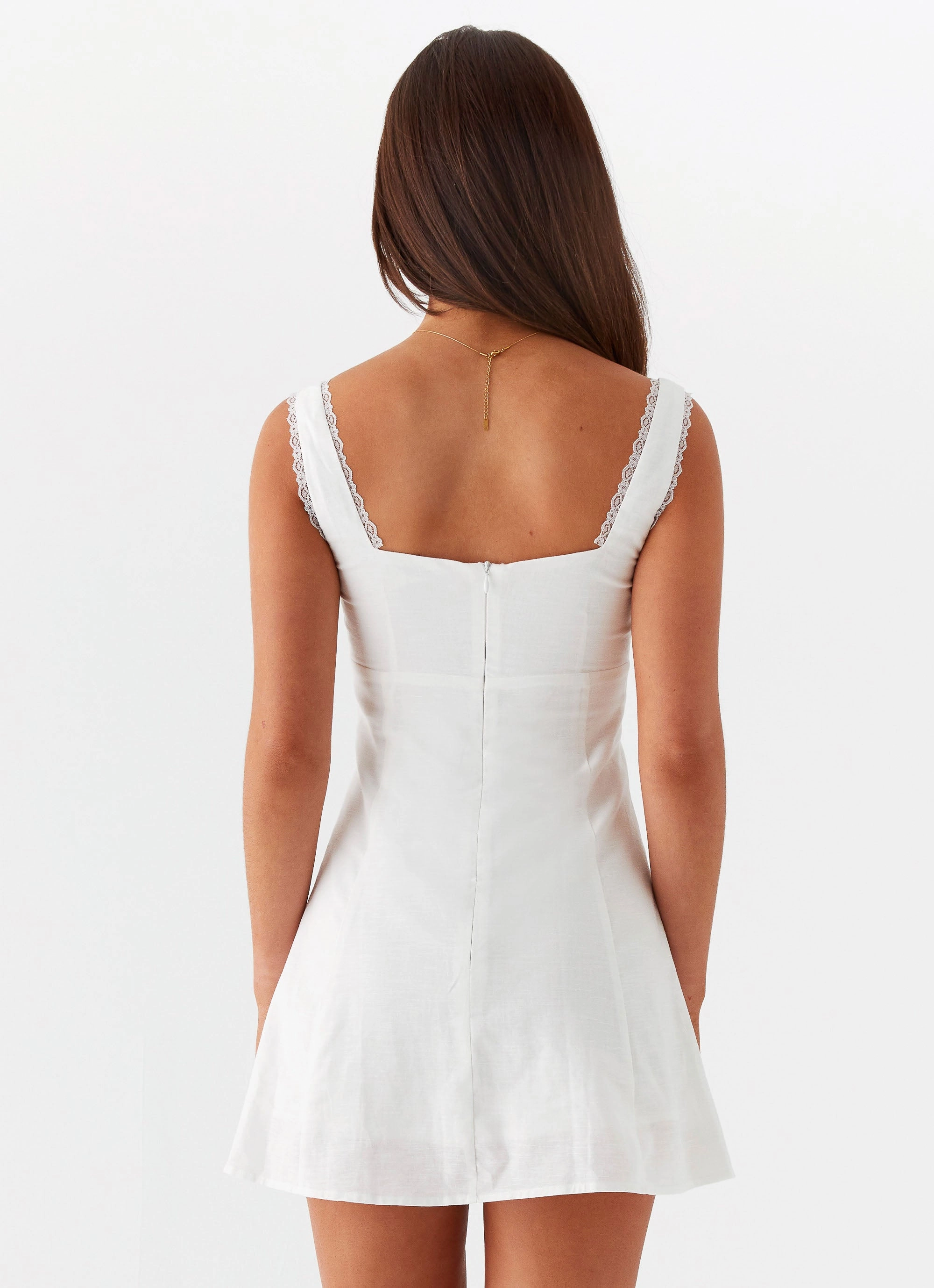 Rowena Mini Dress - White Couture Inspired