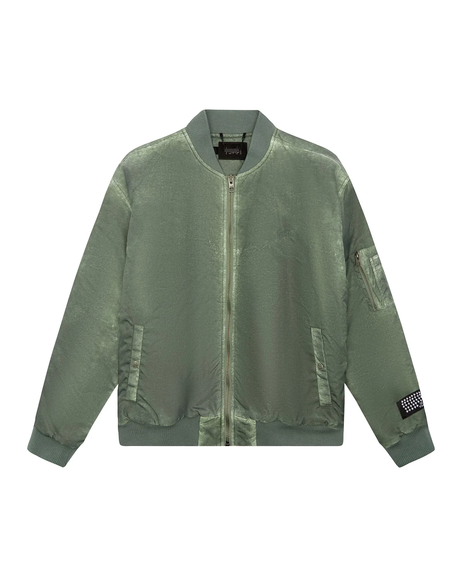 WideNeckline ROYALTY BOMBER KHAKI OVERDYE EcoCertified