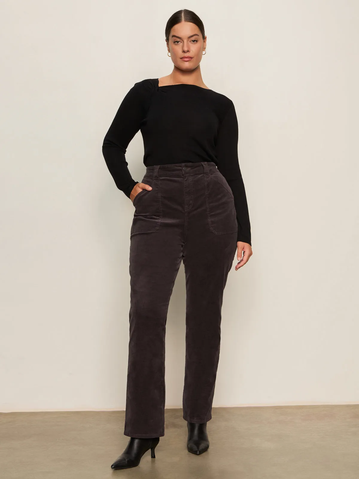 Corduroy Hayden Bootcut Pant Semi Sweet Extended Sizing Quick Dry Performance